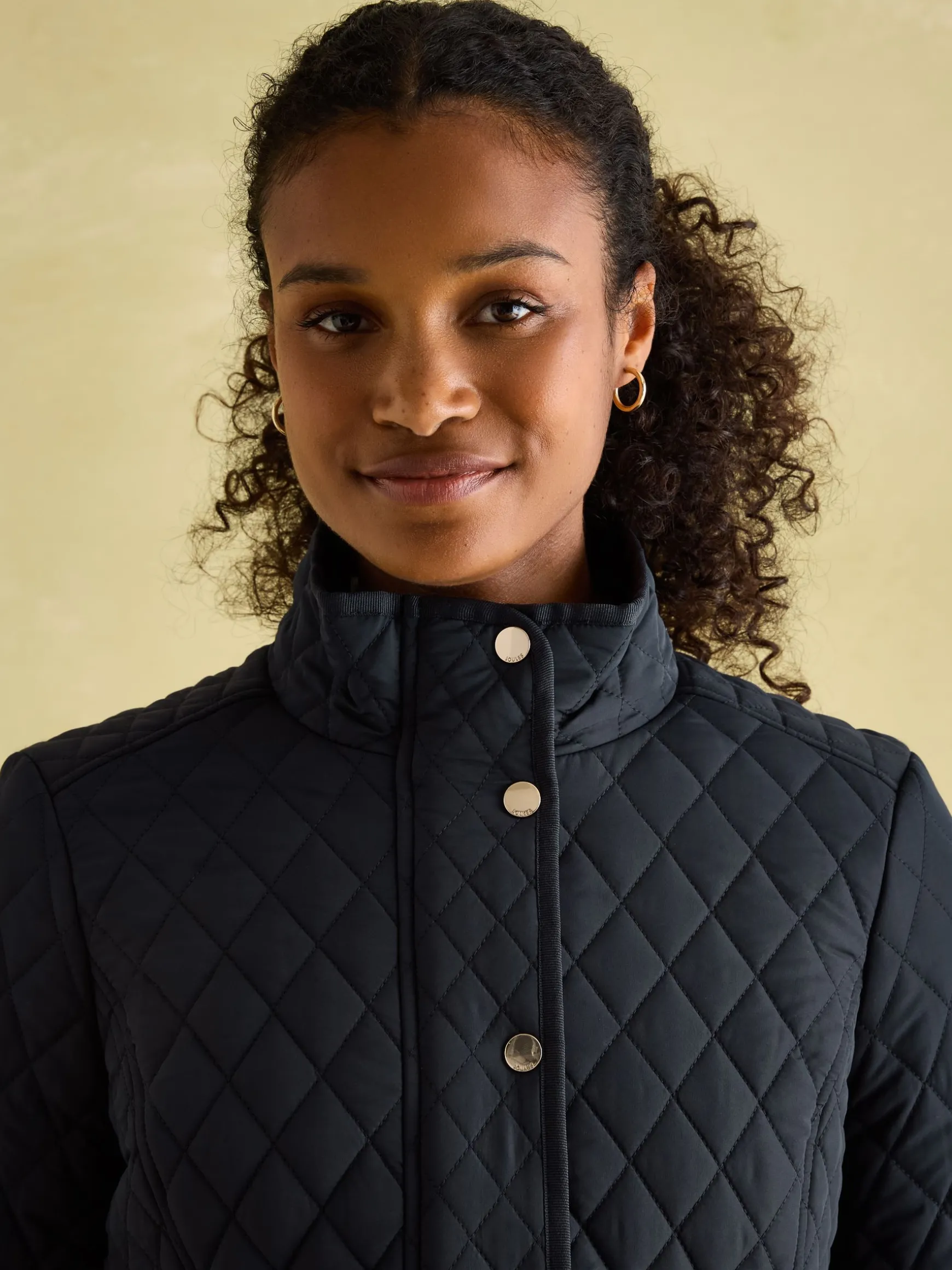 Allendale Navy Blue Showerproof Diamond Quilted Coat