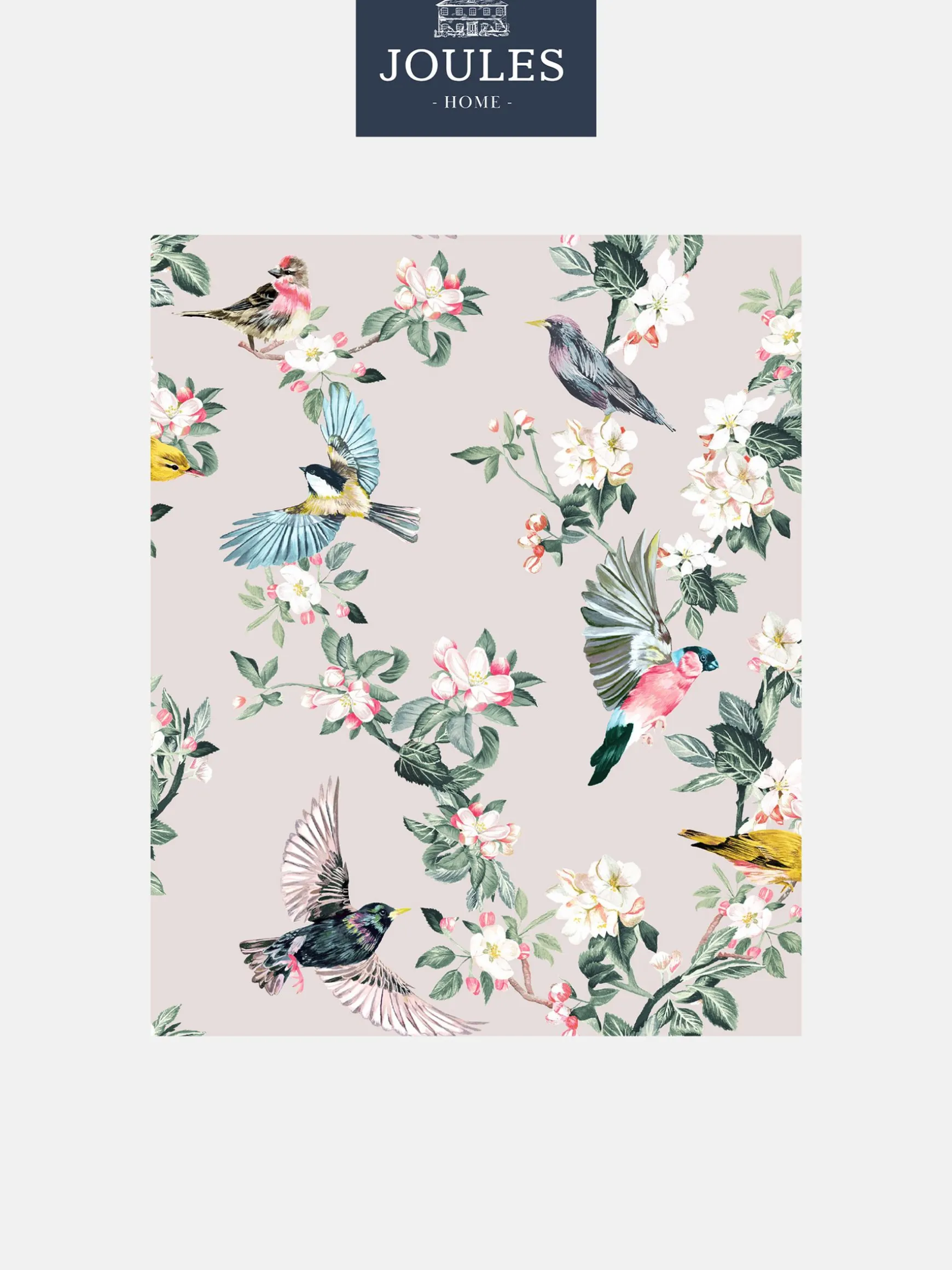 Antique Creme Handford Garden Birds 10M Wallpaper