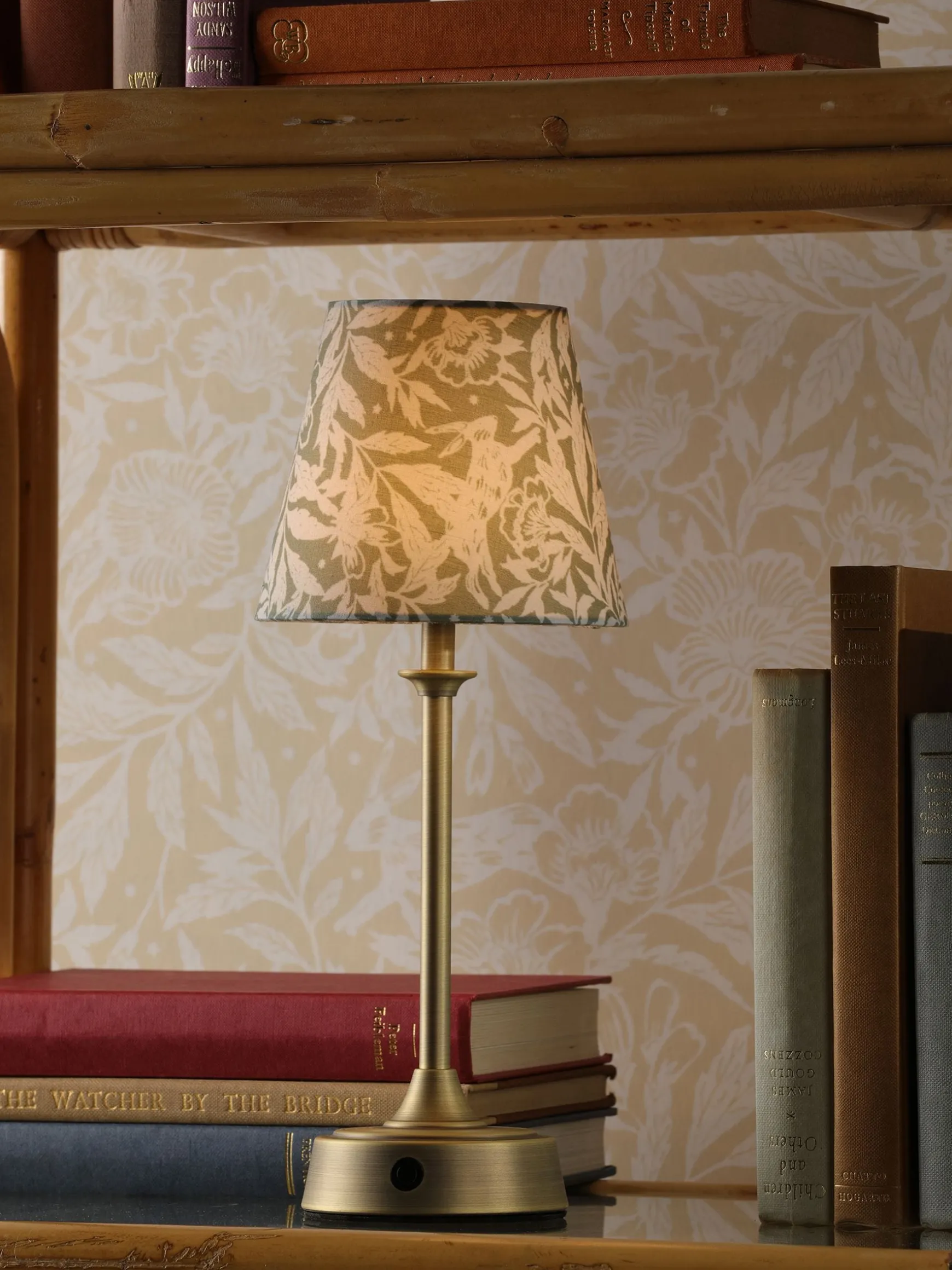 Apsley Green Print Rechargable LED Lamp