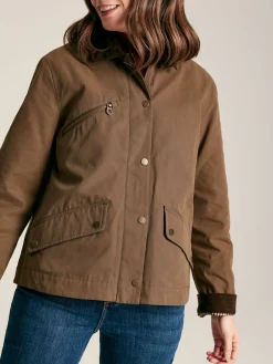 Belfield Brown Shower Resistant Dry Wax Jacket