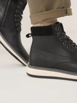 Black Leather Boots