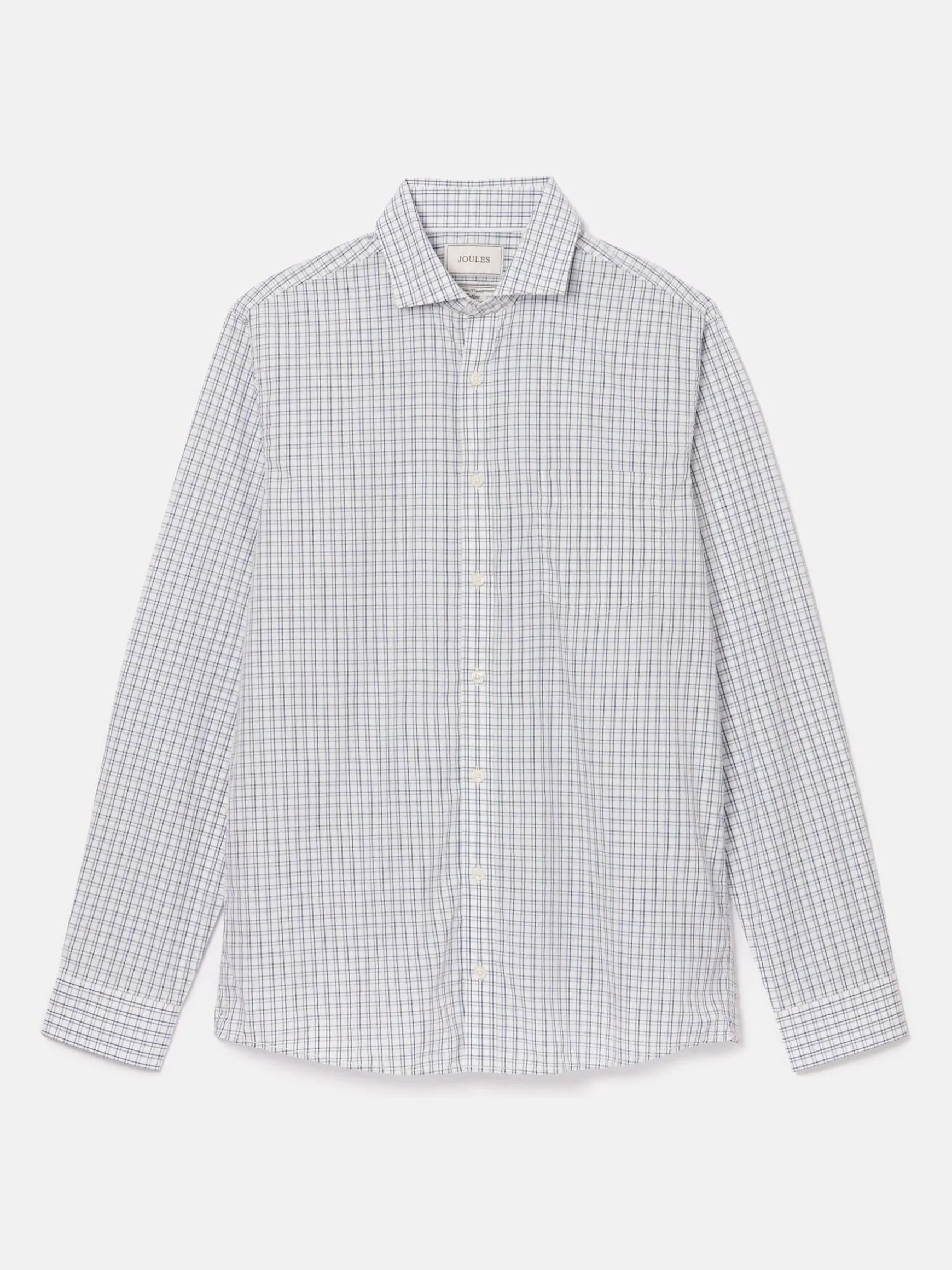 Blue Check Cotton Shirt