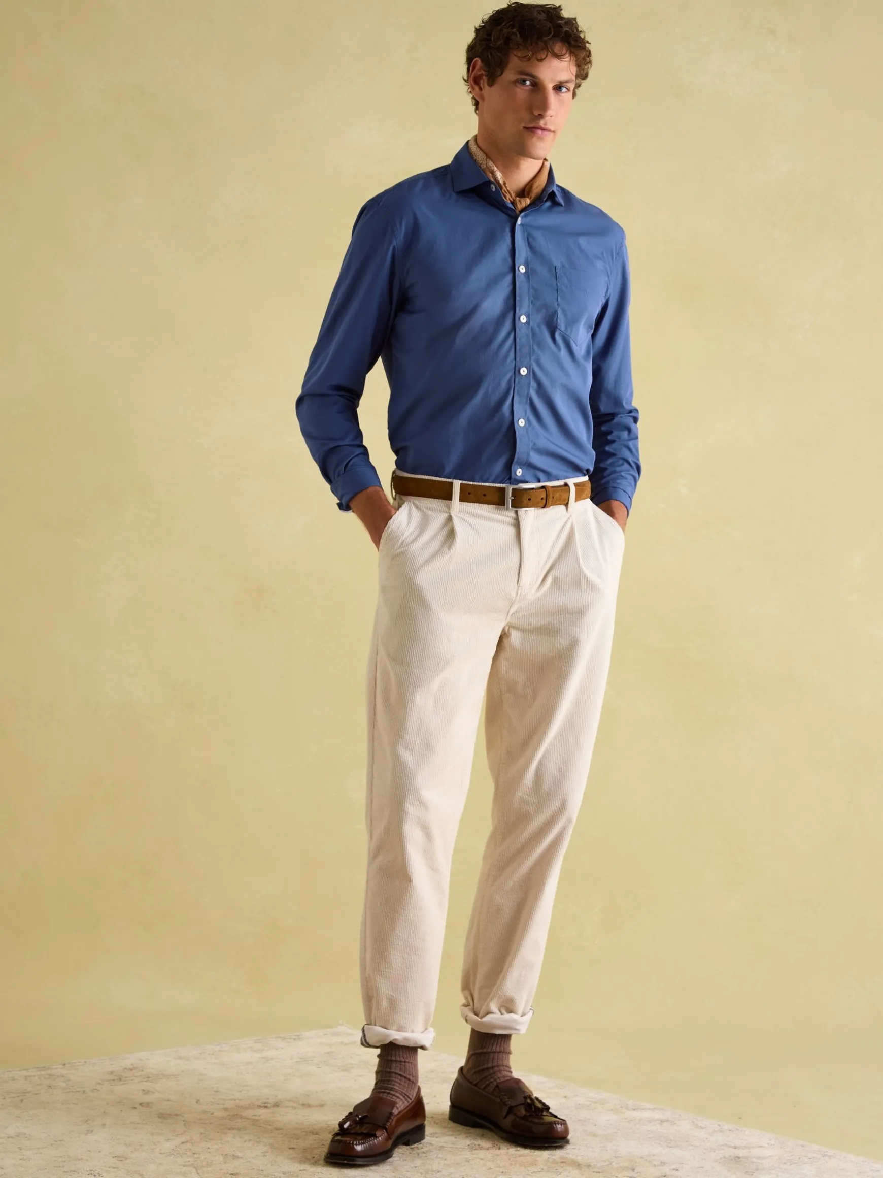 Blue Cotton Shirt