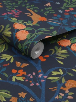 Blue Enchanted Woodland 10M Wallpaper
