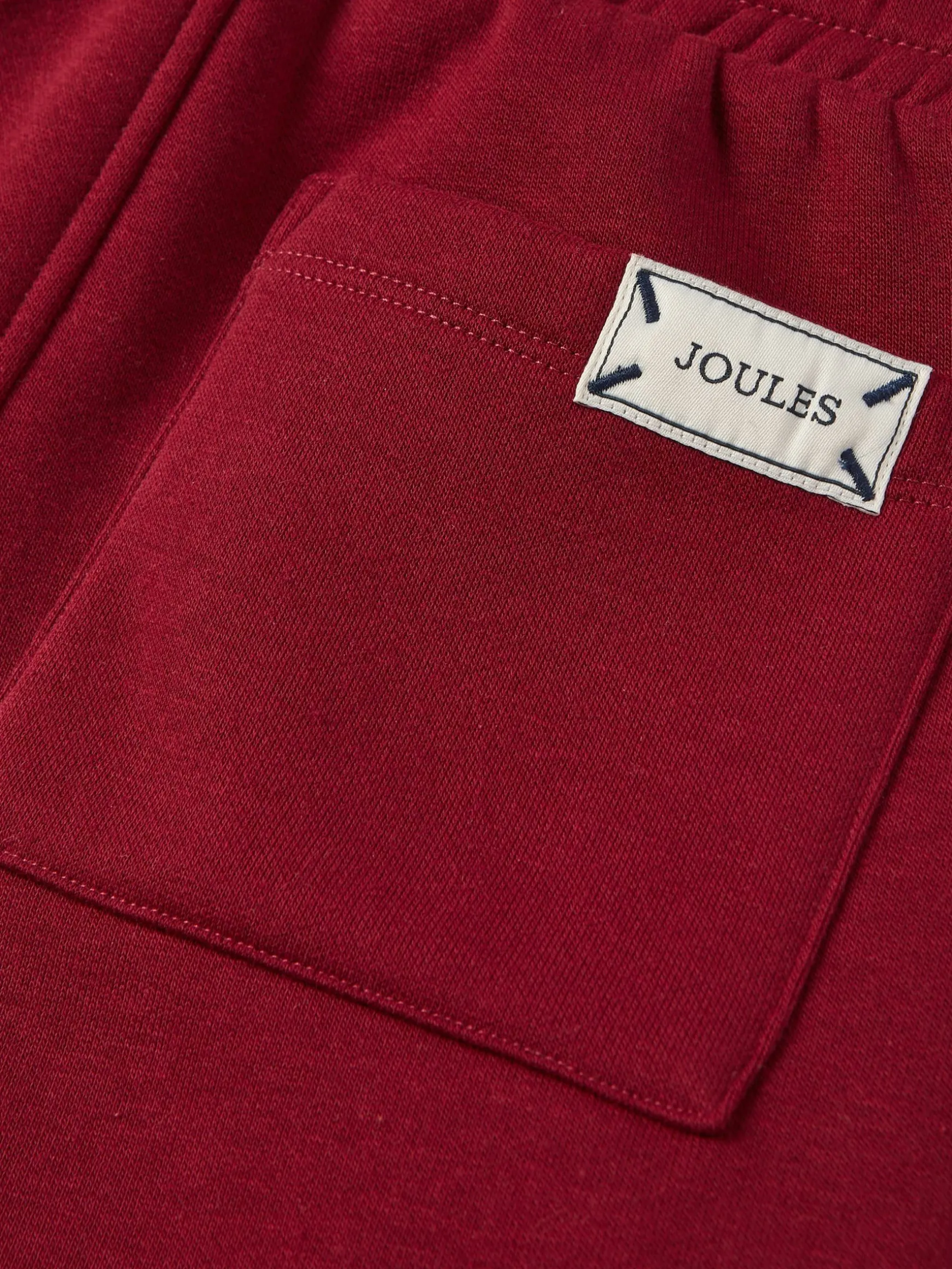 Boys' Ted Burgundy Red Relaxed Fit Joggers