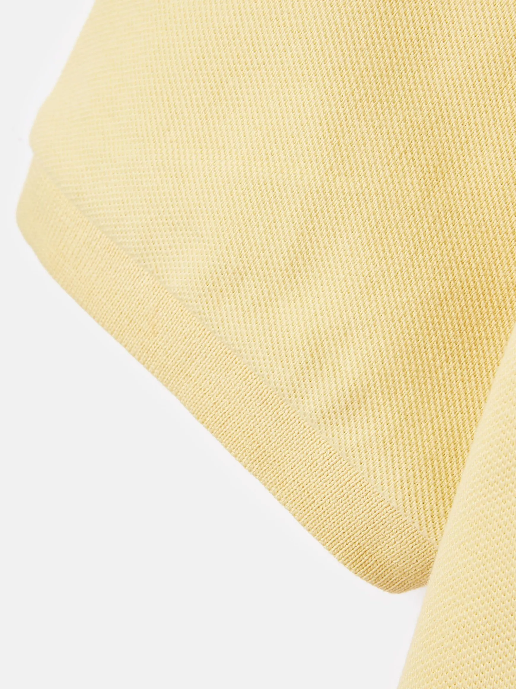Boys' Woody Yellow Pique Cotton Polo Shirt