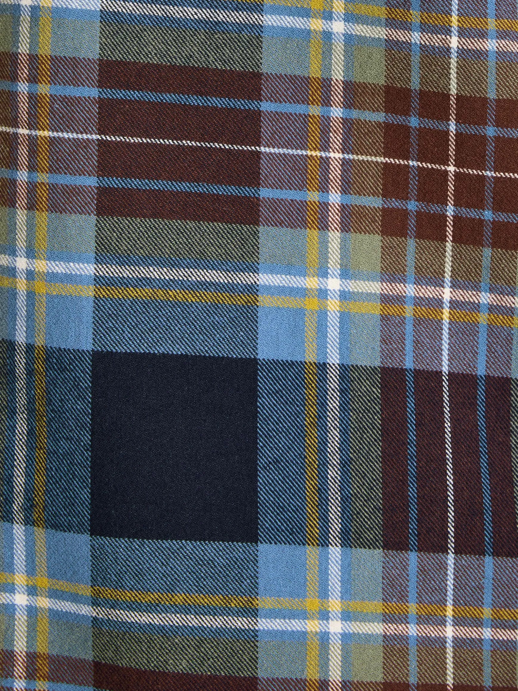 Buchanan Blue Soft Brushed Cotton Check Shirt