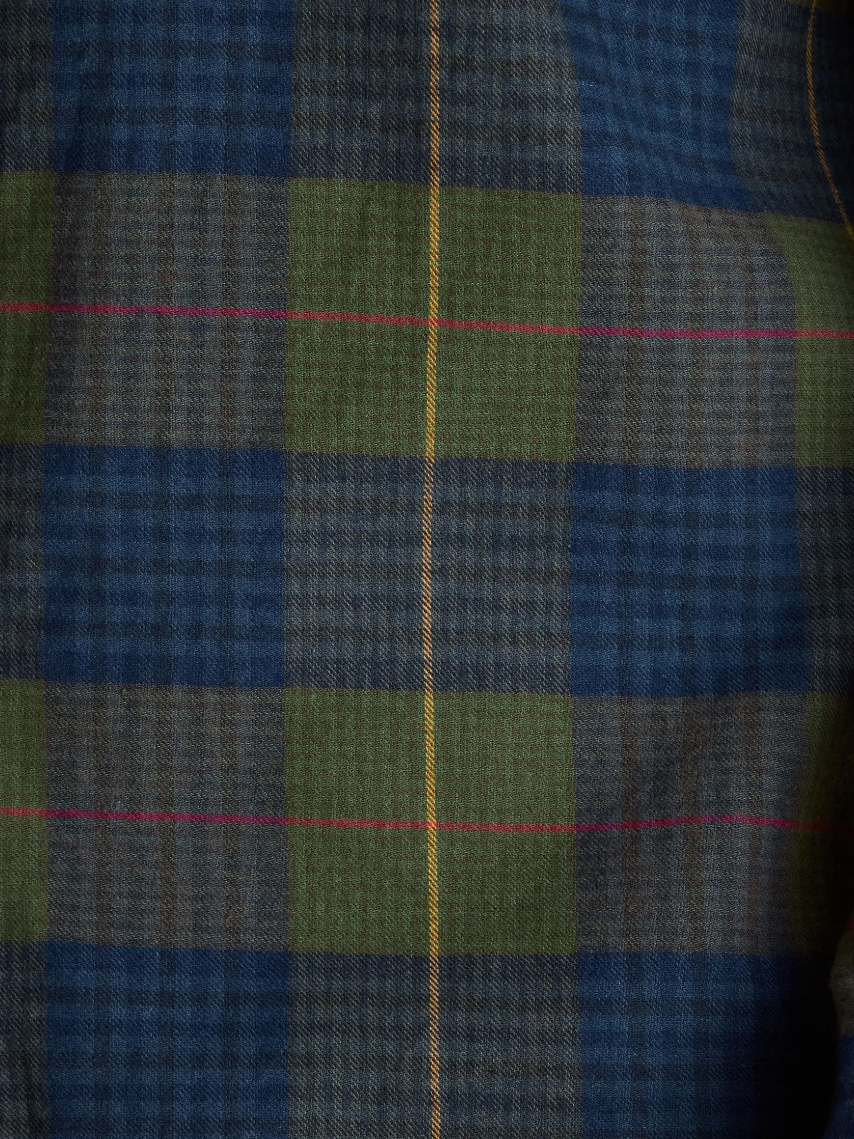 Buchanan Green Soft Brushed Cotton Check Shirt