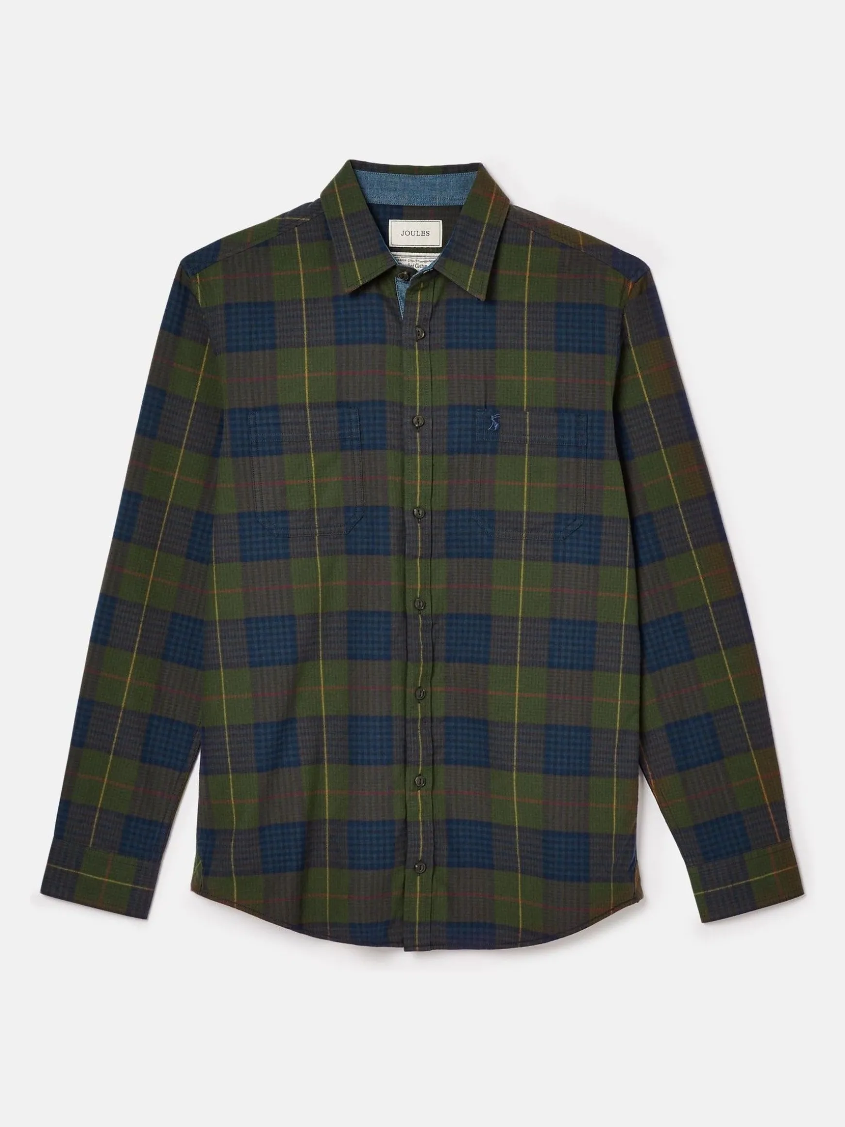 Buchanan Green Soft Brushed Cotton Check Shirt