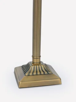 Buscot Brass Square Base Table Lamp