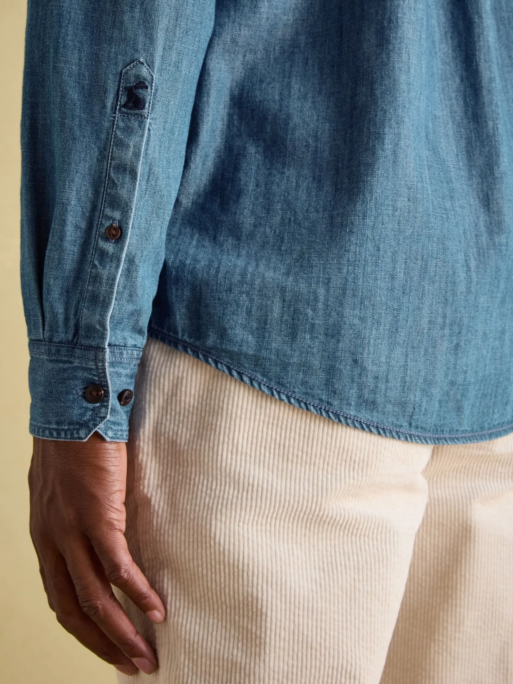 Chambray Blue Classic Fit Shirt