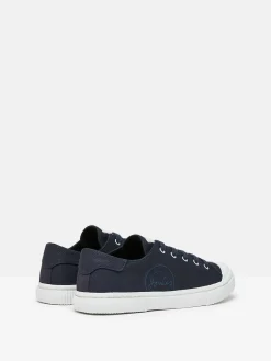 Coast Navy Blue Canvas Pumps