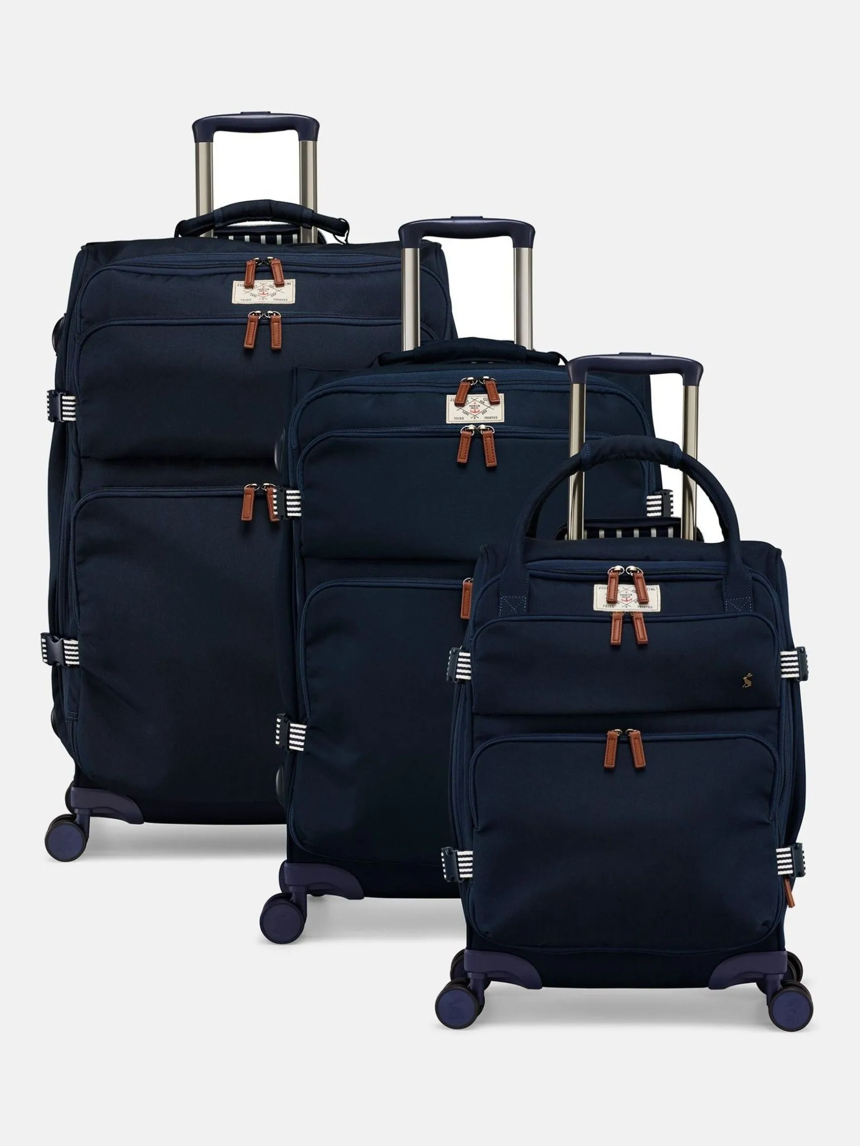 Coast Navy Cabin 4 Wheel Soft Suitcase