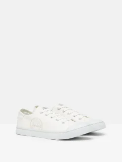 Coast White Canvas Pumps