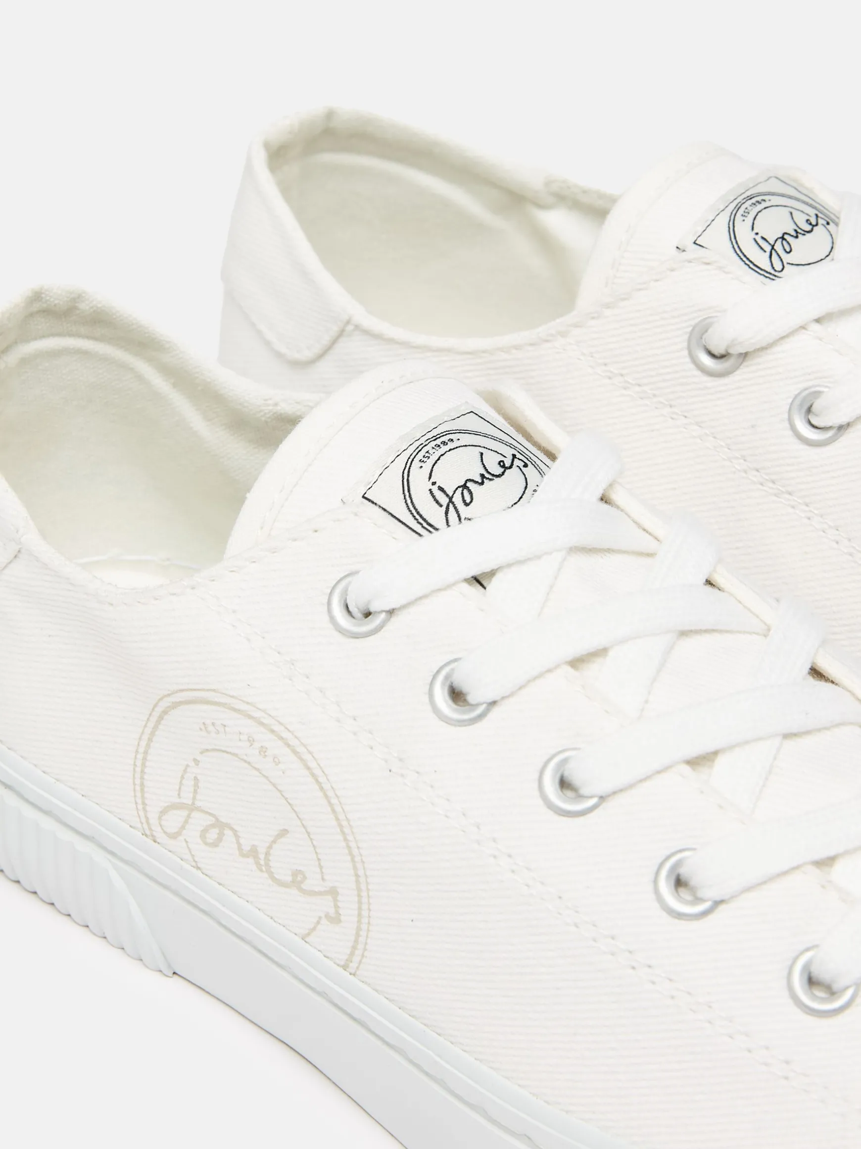 Coast White Canvas Pumps