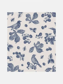 Cream Blackberry Bird 10M Wallpaper