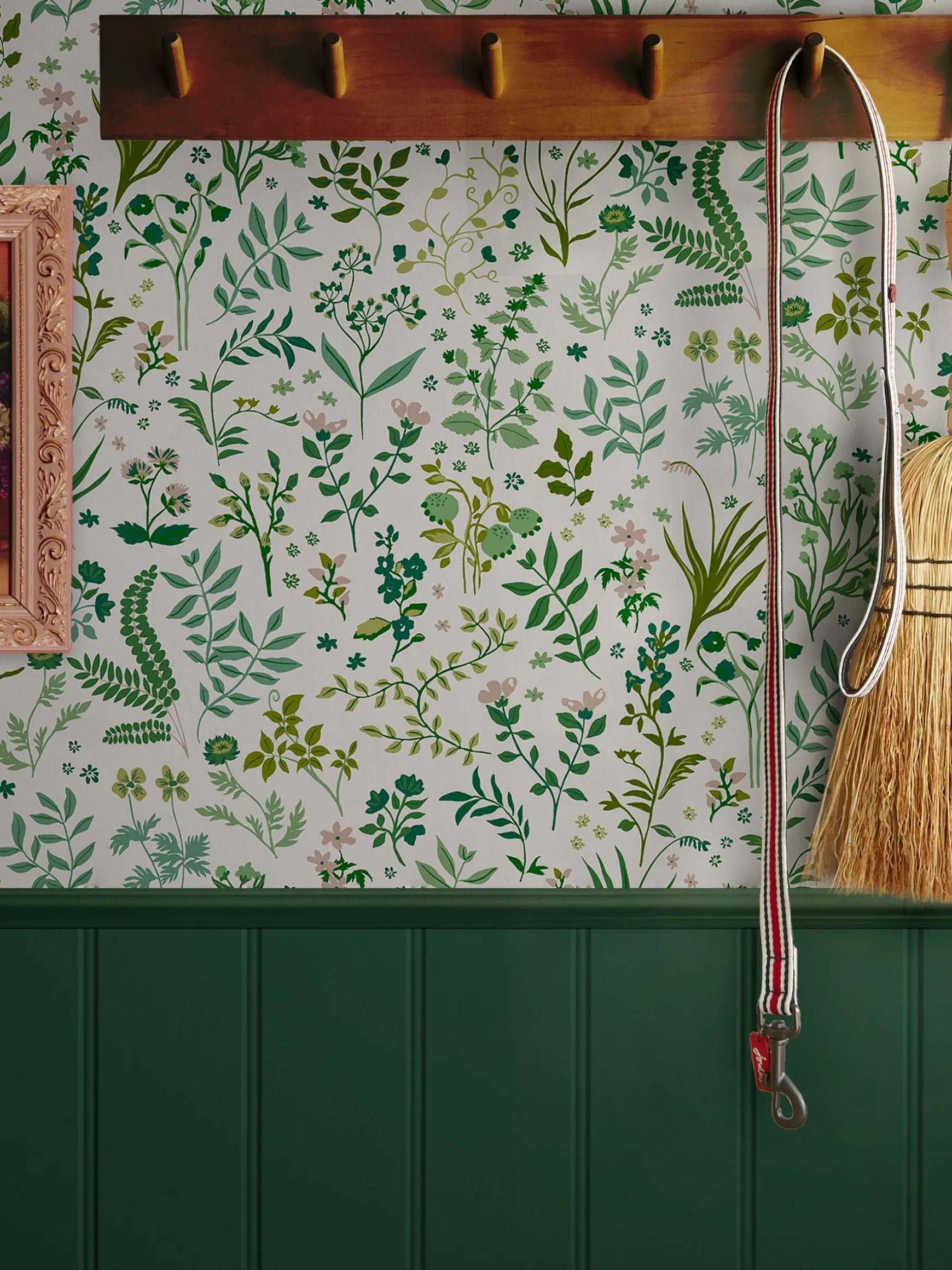 Cream Holcombe Floral 10M Wallpaper