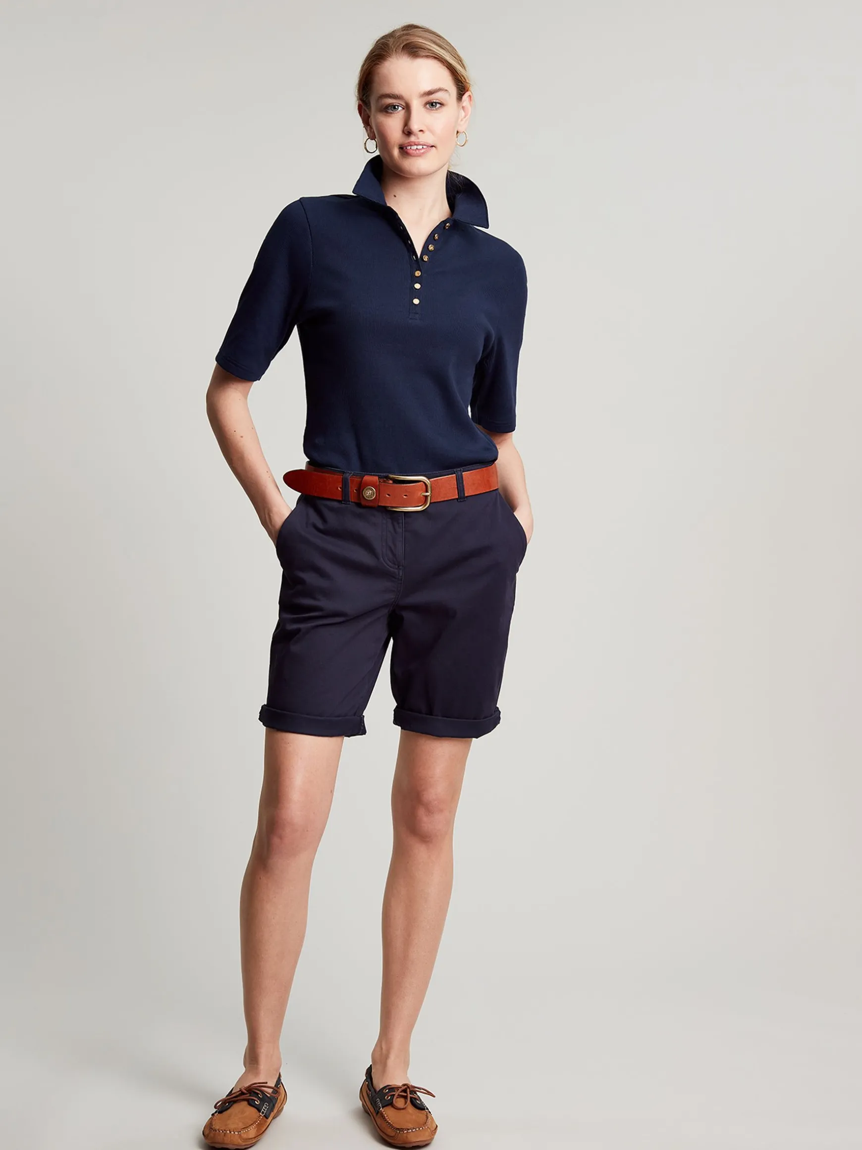Cruise Long Blue Chino Shorts