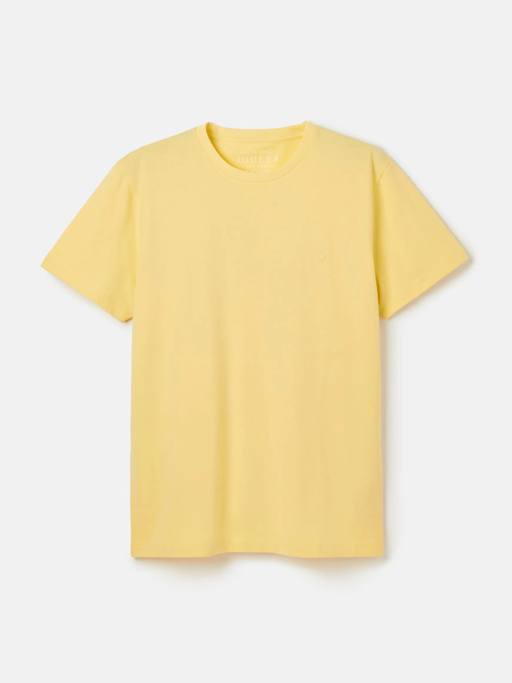 Denton Yellow Plain Jersey Crew Neck T-Shirt