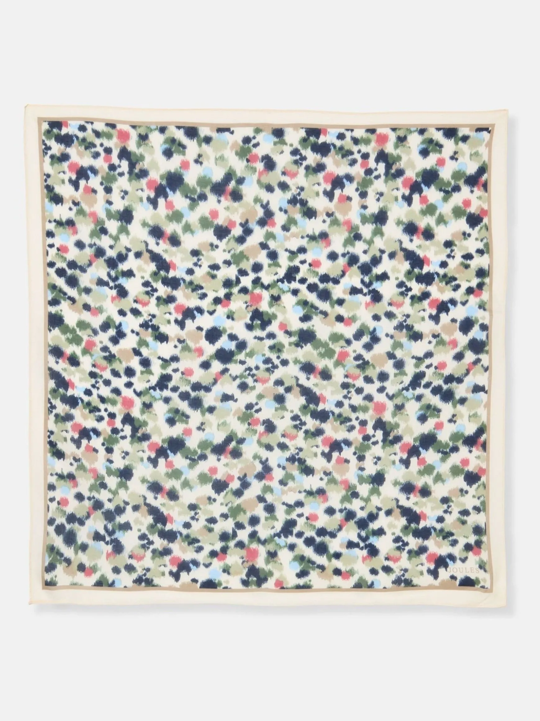 Elsie Multi Animal Printed Lightweight Square Scarf