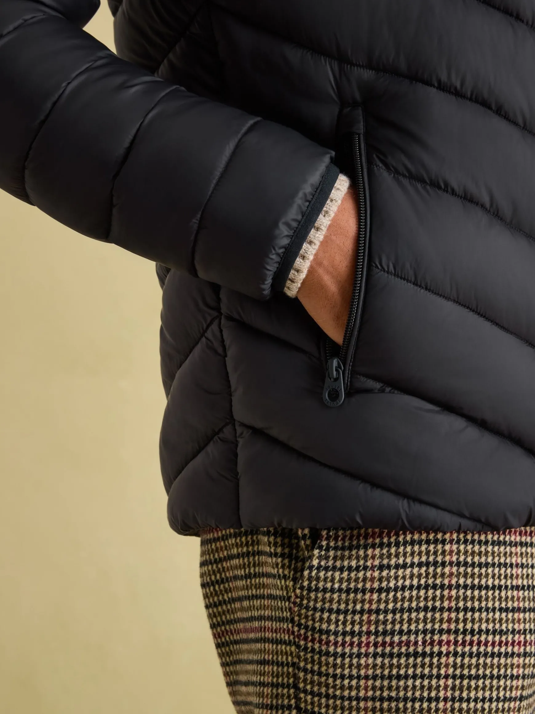 Garrett Black Showerproof Padded Jacket