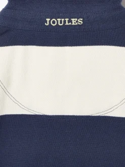Girls' Orla Navy Stripe Polo Shirt Dress