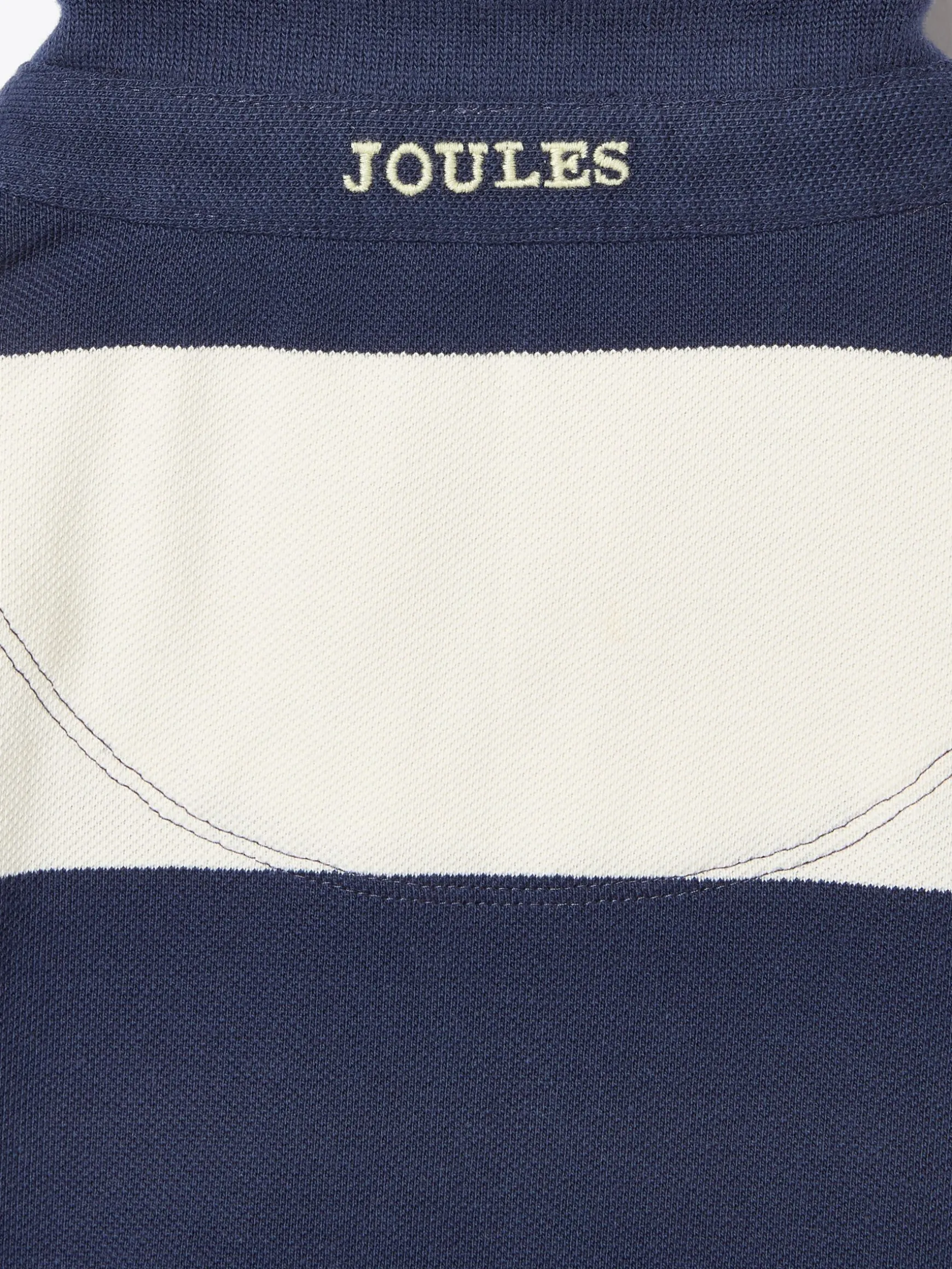Girls' Orla Navy Stripe Polo Shirt Dress