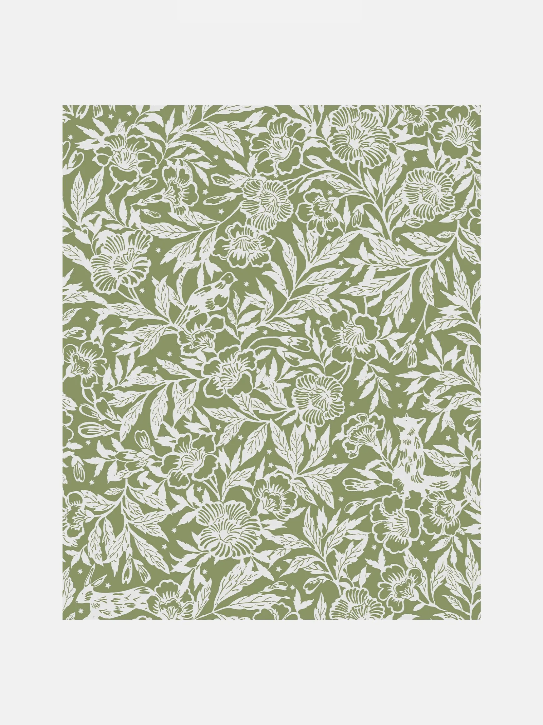 Green Twilight Ditsy 10M Wallpaper