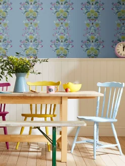 Haze Blue Perfect Pollinators 10M Wallpaper