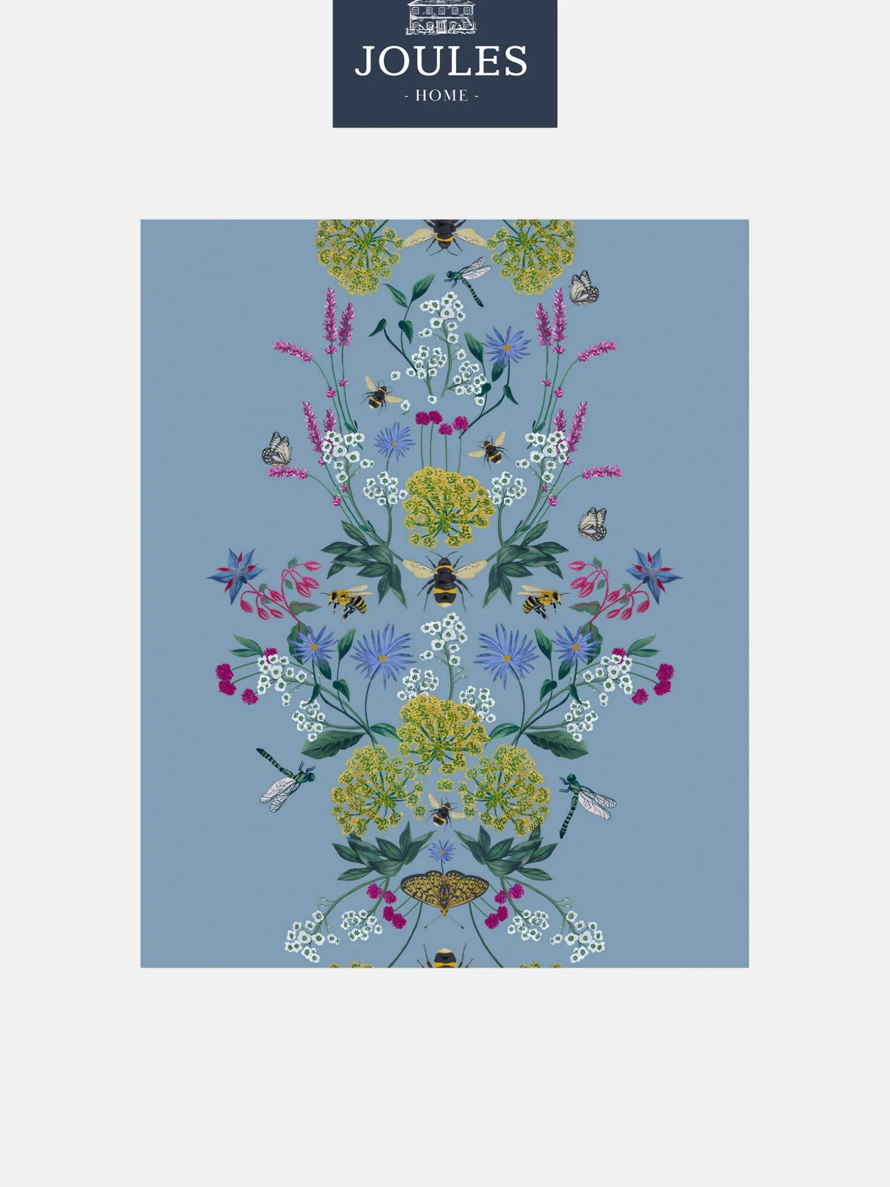 Haze Blue Perfect Pollinators 10M Wallpaper