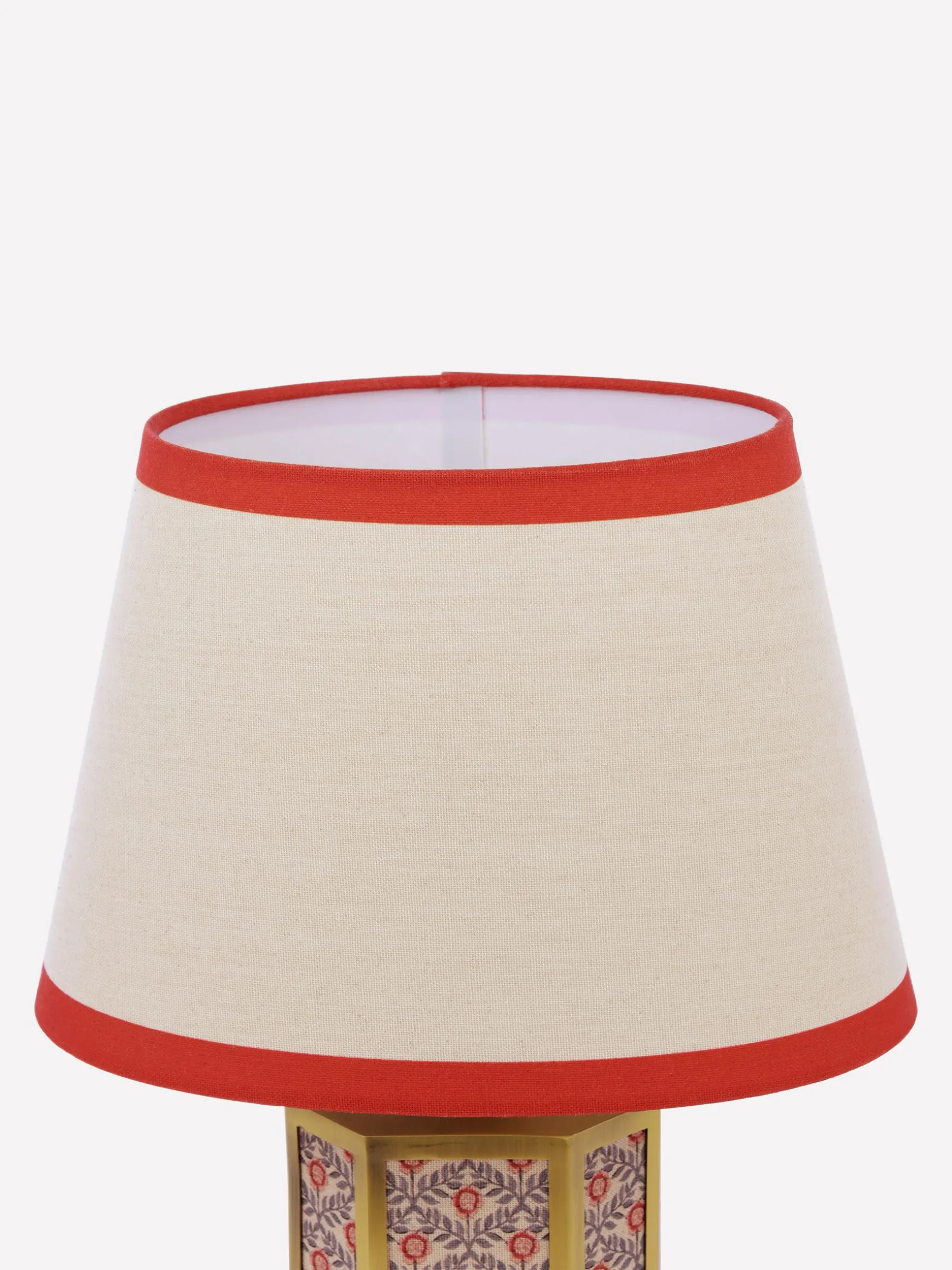 Helmingham Floral Print Claw Foot Table Lamp