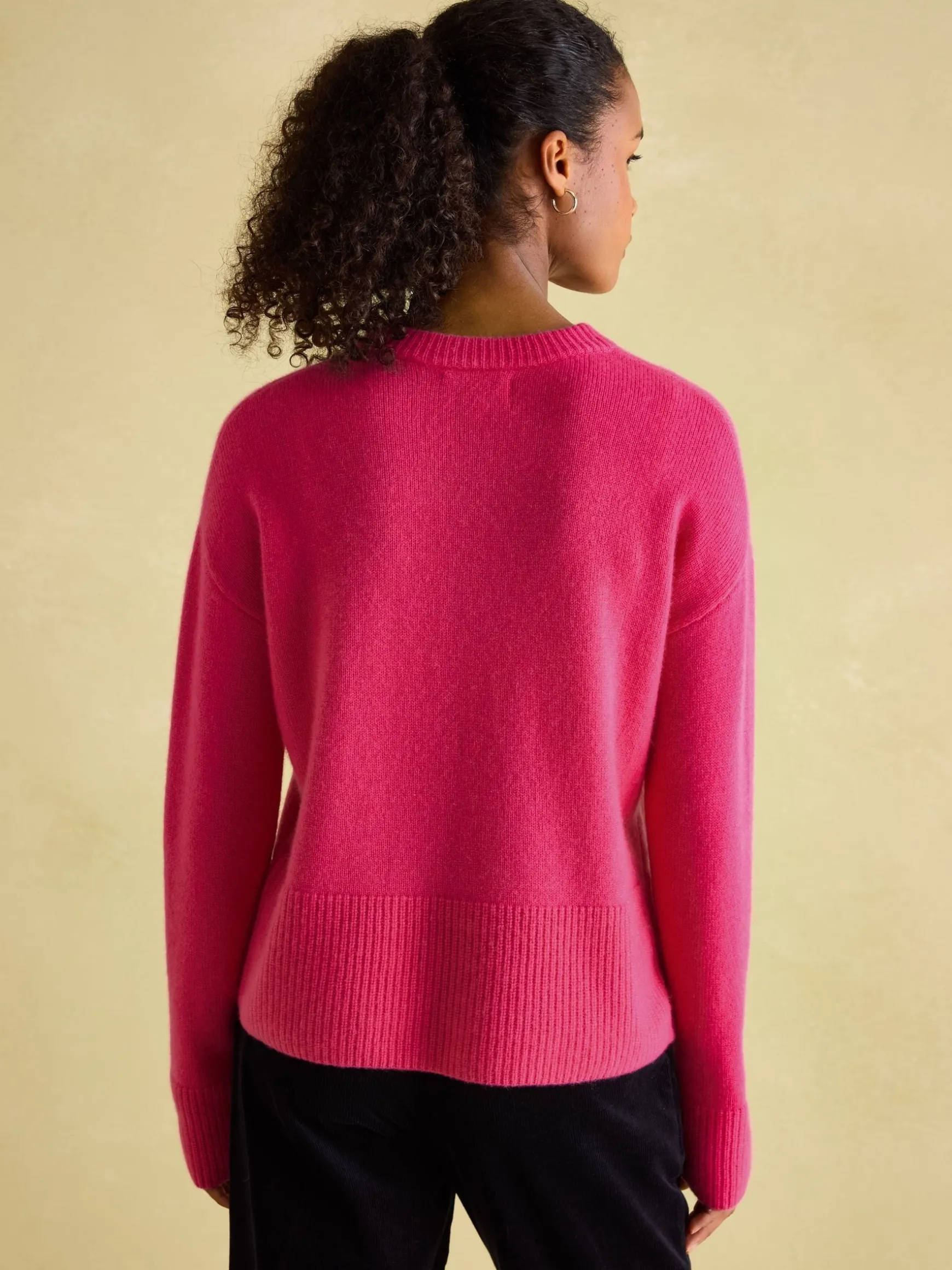 Ivy Pink 100% Cashmere Jumper