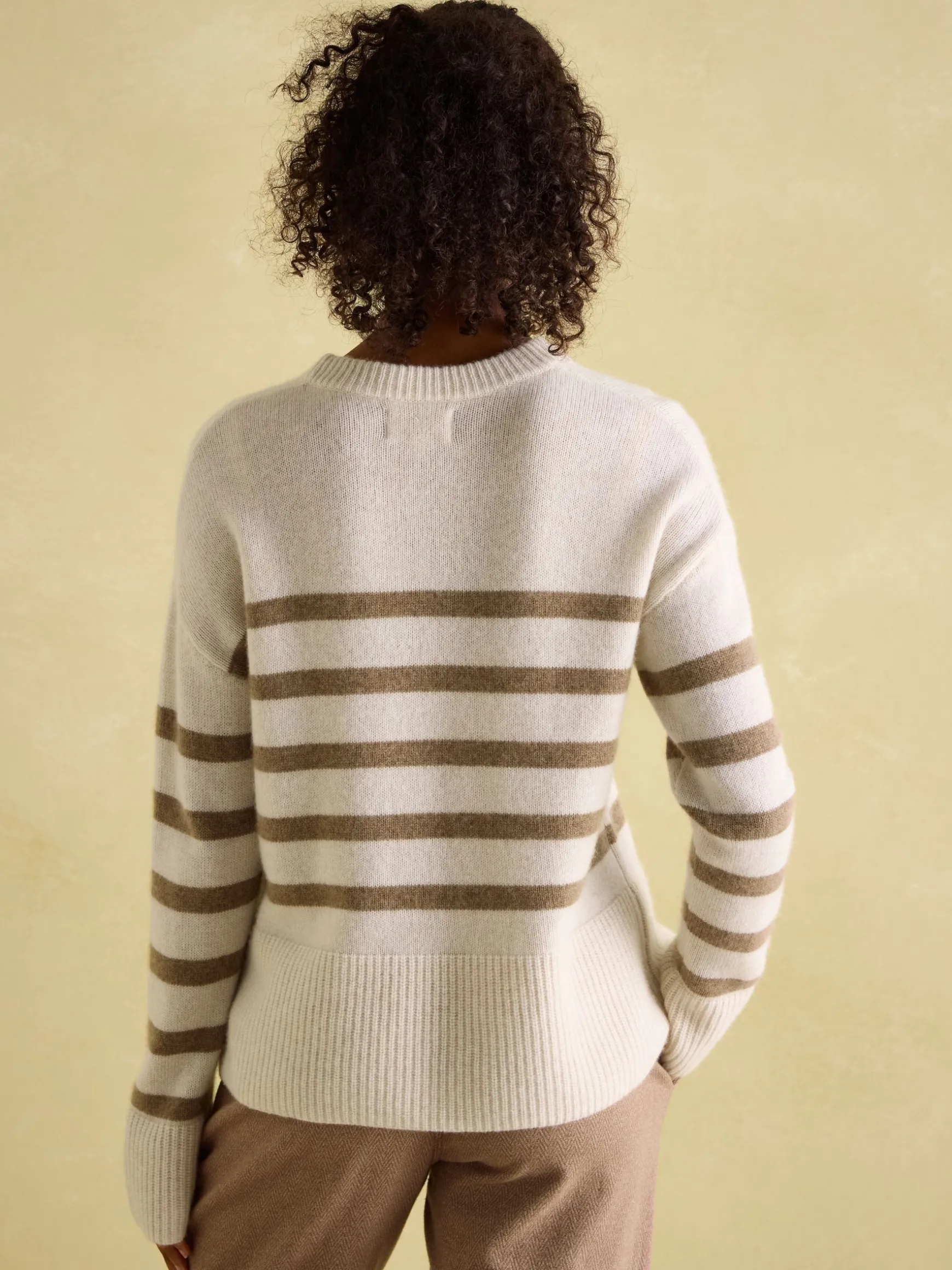 Ivy Tan Brown 100% Cashmere Jumper
