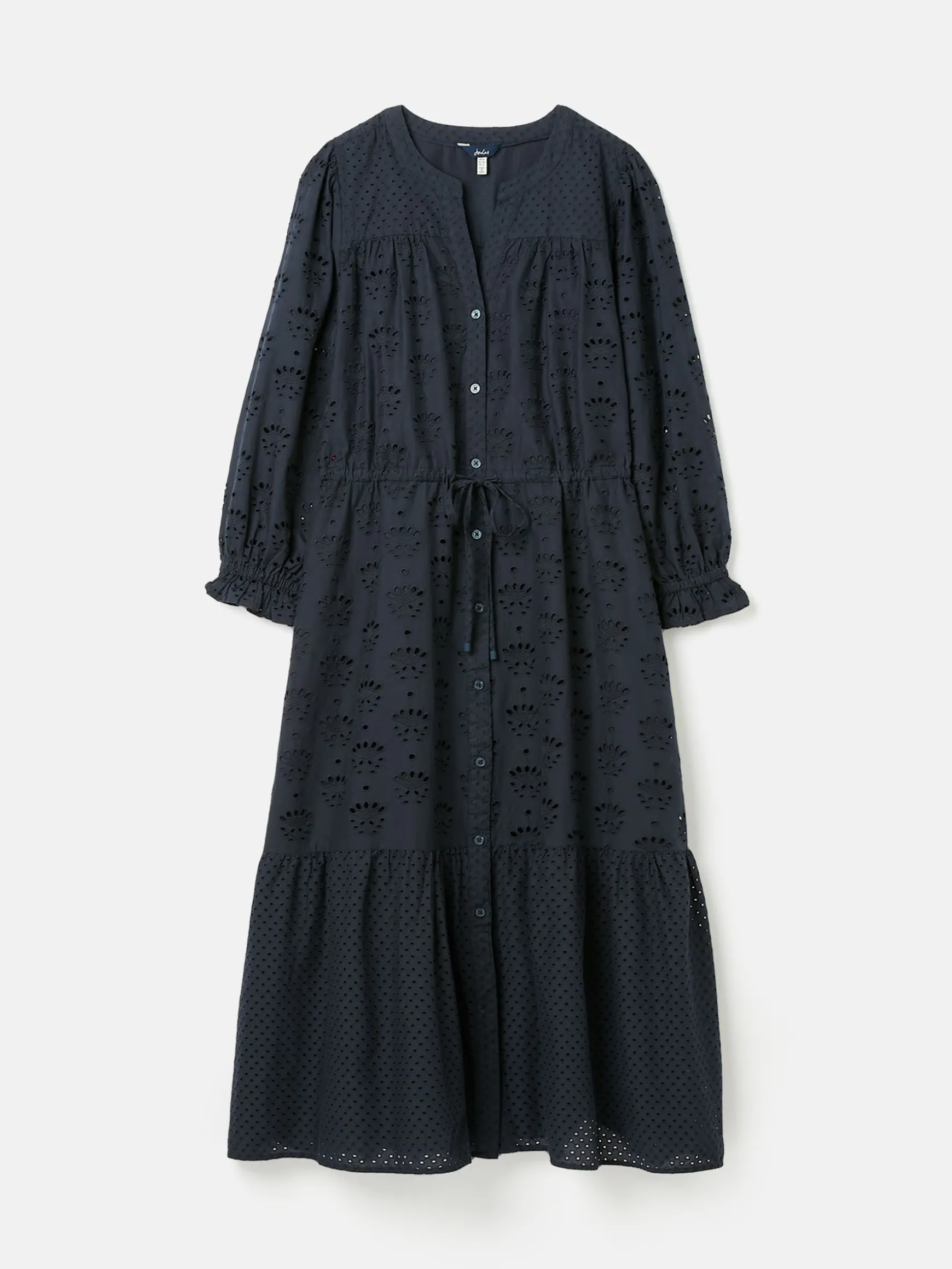 Juliana Navy Broderie Dress