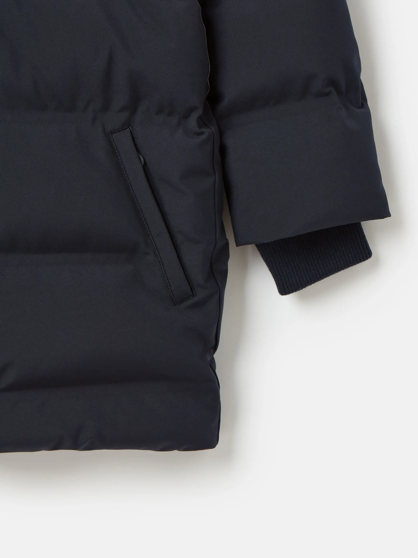 Kids' Padwell Navy Blue Waterproof Padded Coat