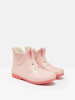 Kids' Raindance Pink Kids' Character Fleece Lined Ankle Wellies