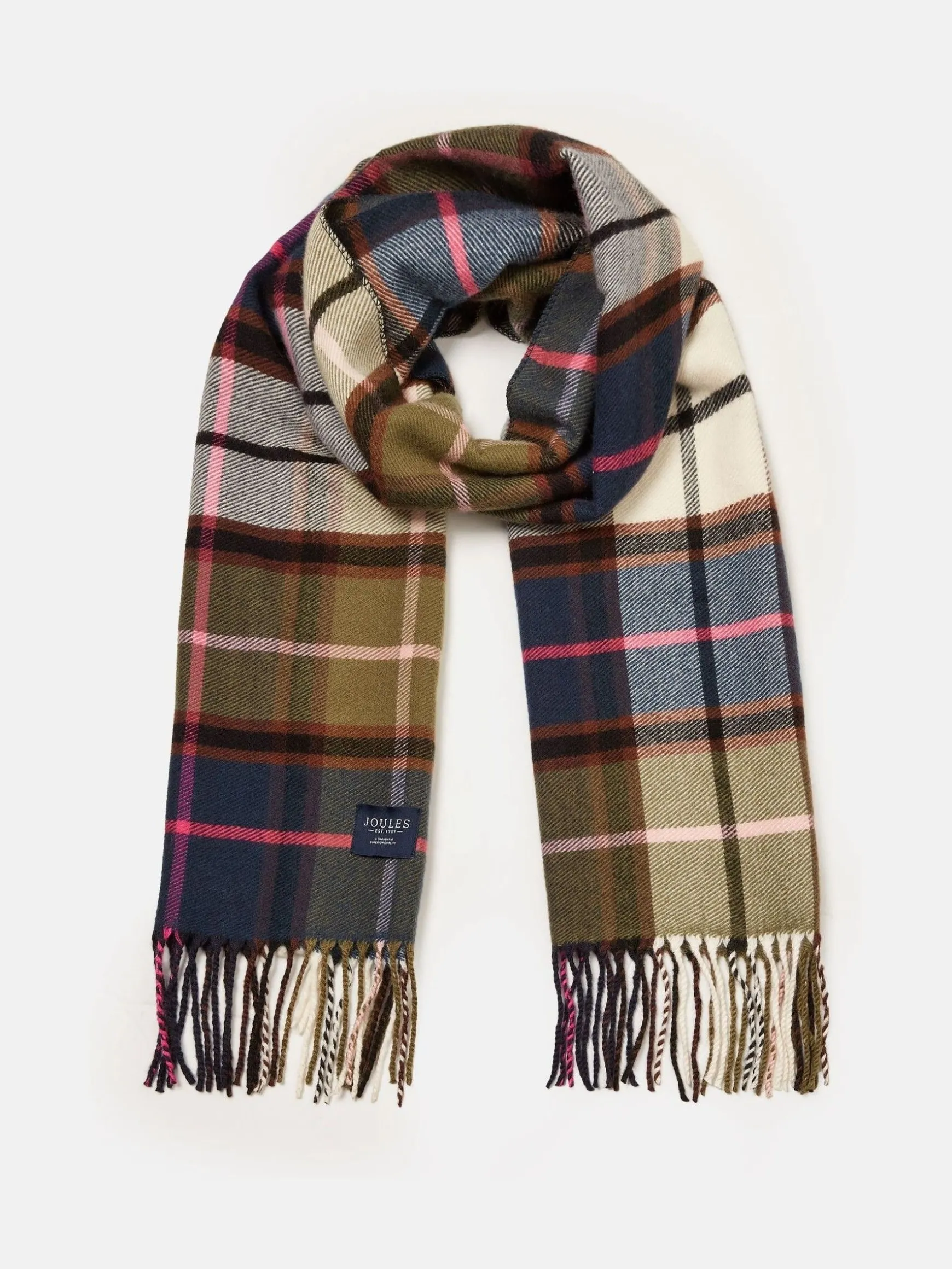 Langtree Green & Pink Scarf