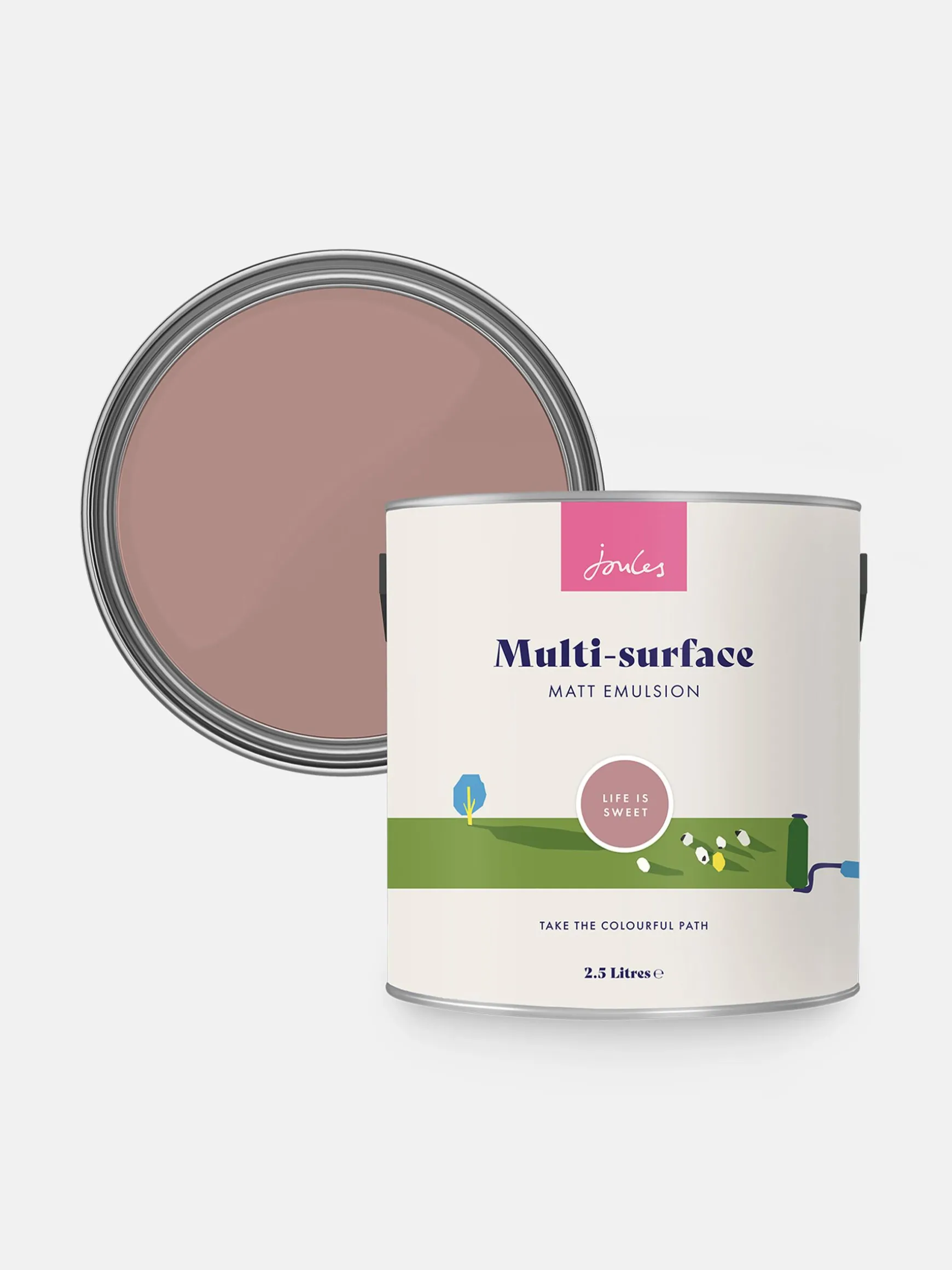 Life is Sweet Purple Multi Surface Matt Emulsion