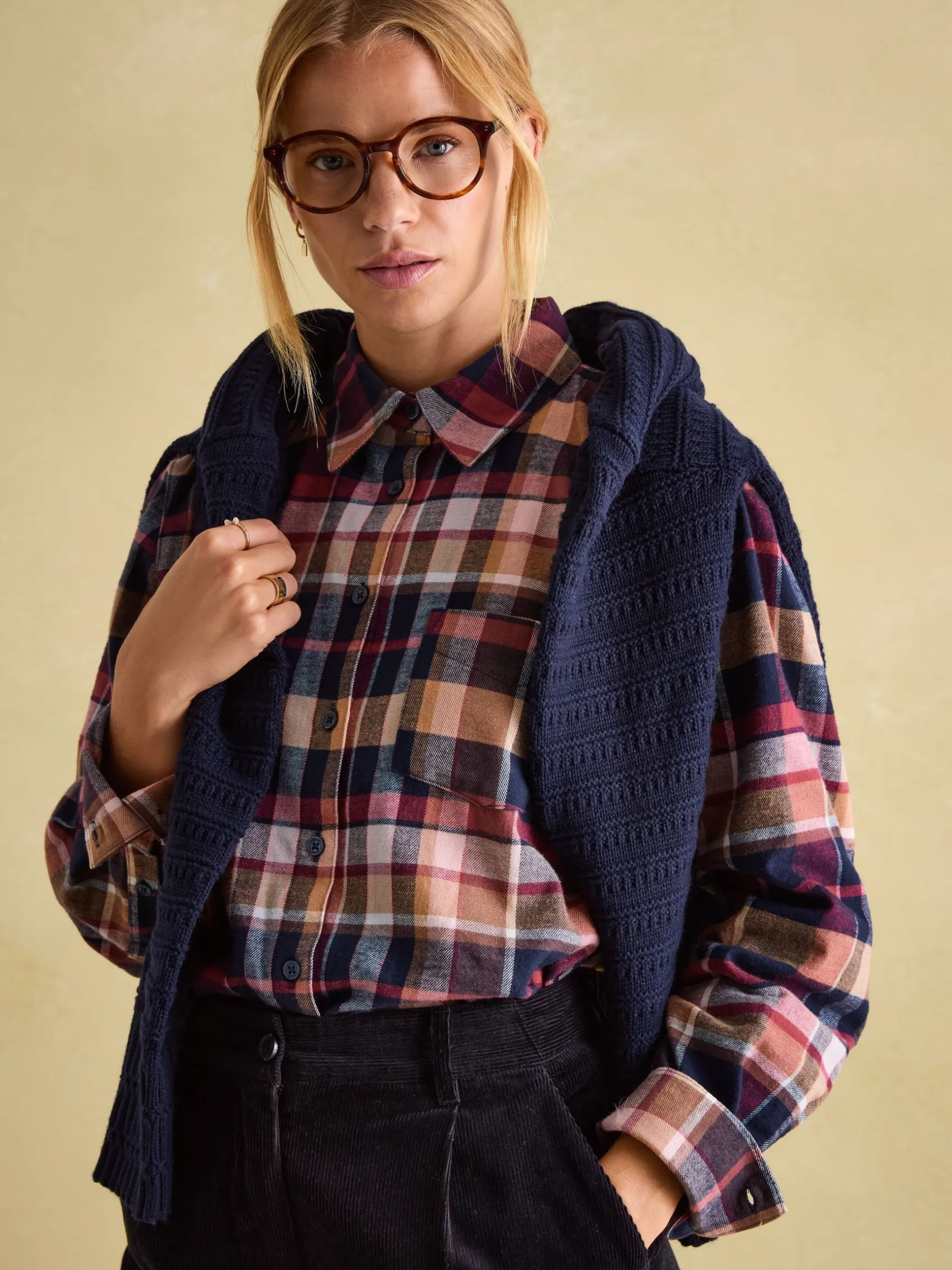 Lorena Check Check Brushed Shirt
