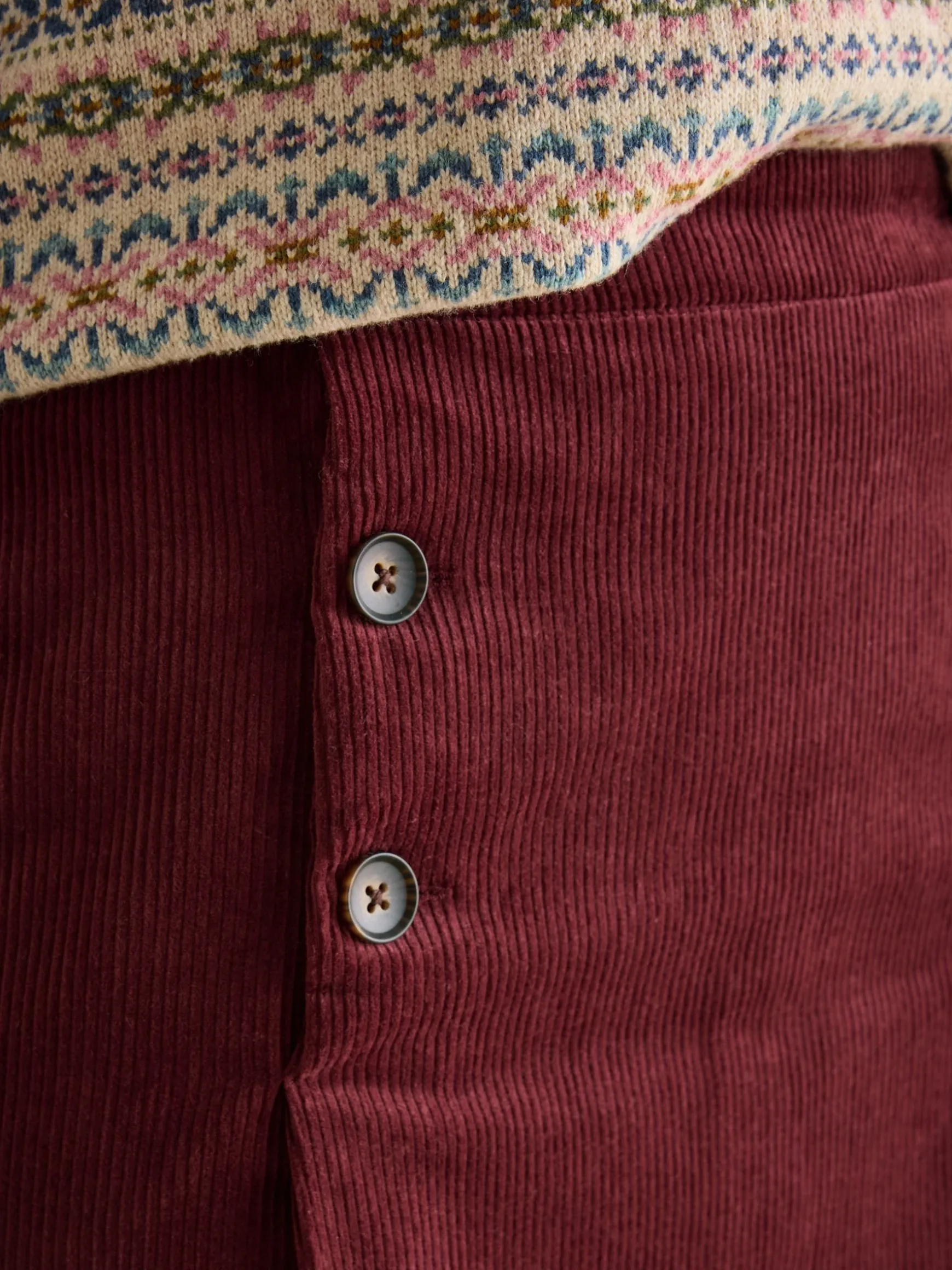 Maize Burgundy Skirt