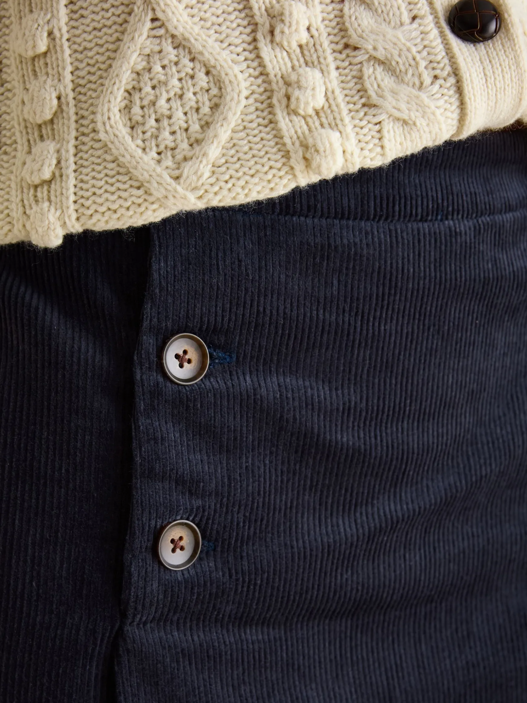 Maize Navy Skirt