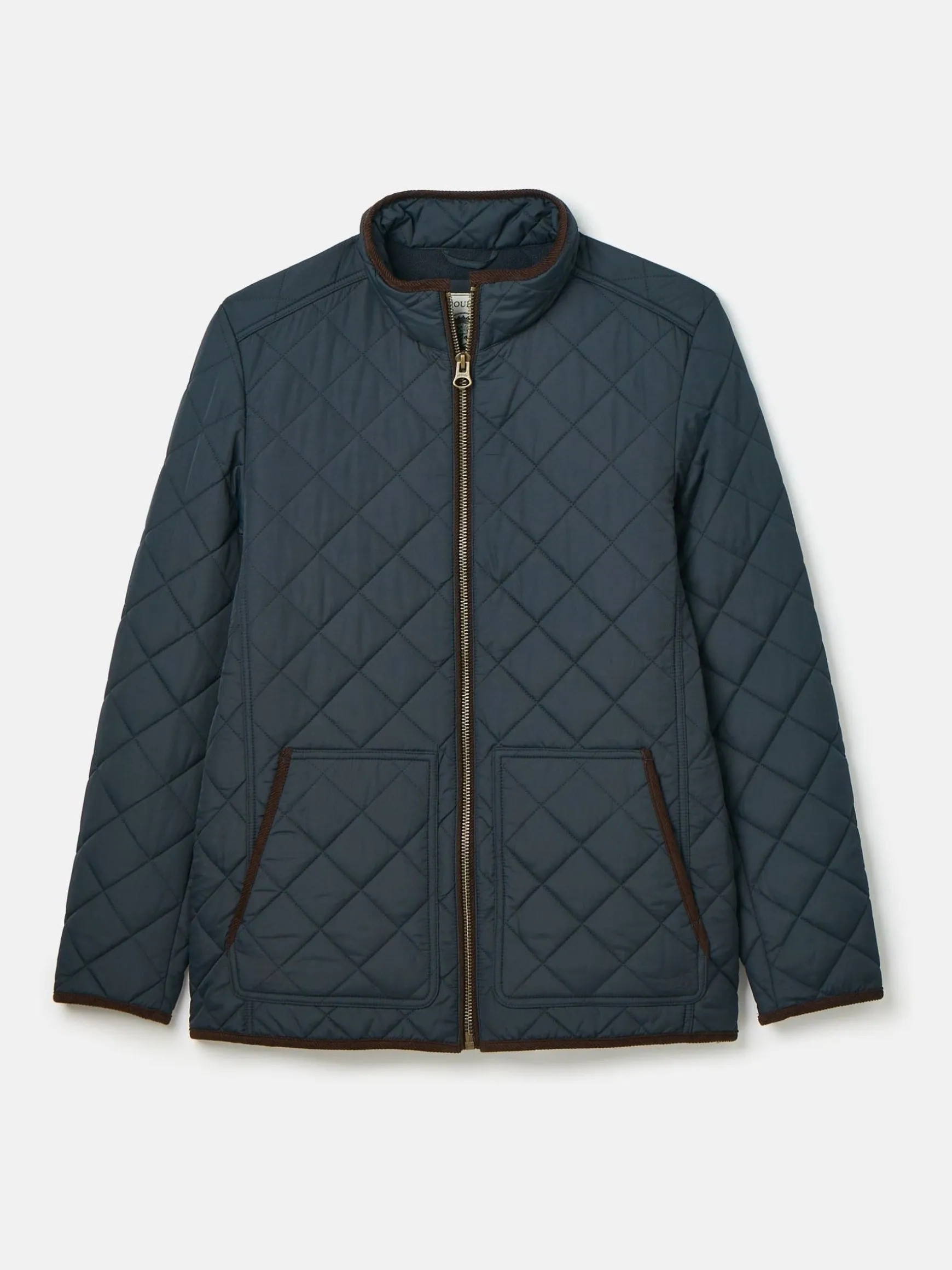 Maynard Navy Blue Diamond Quilted Jacket