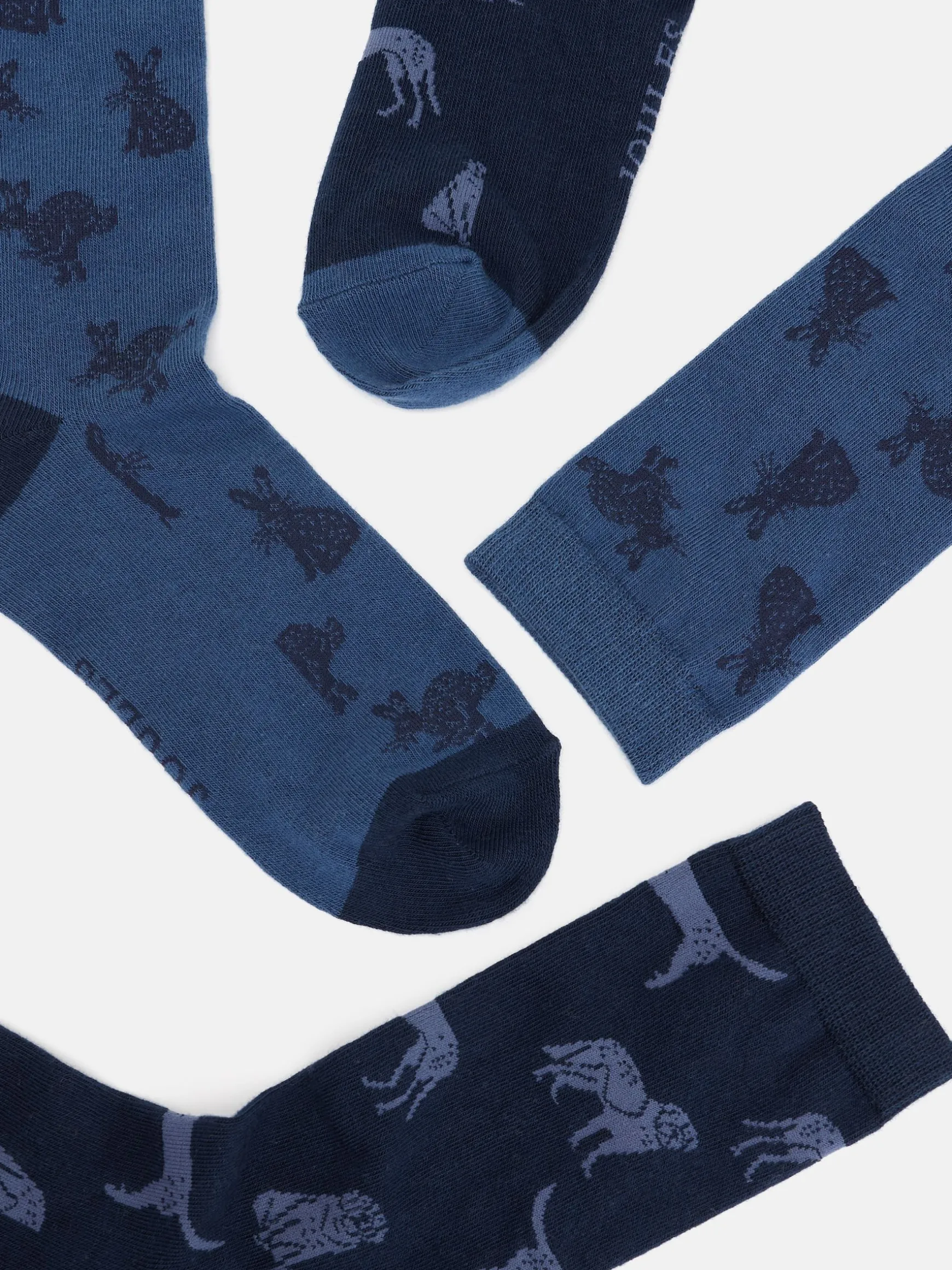 Men's Kingsbury Blue/Navy 2 Pack Socks (size 7-12)