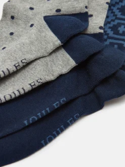 Men's Kingsbury Navy/Grey 2 Pack Socks (size 7-12)
