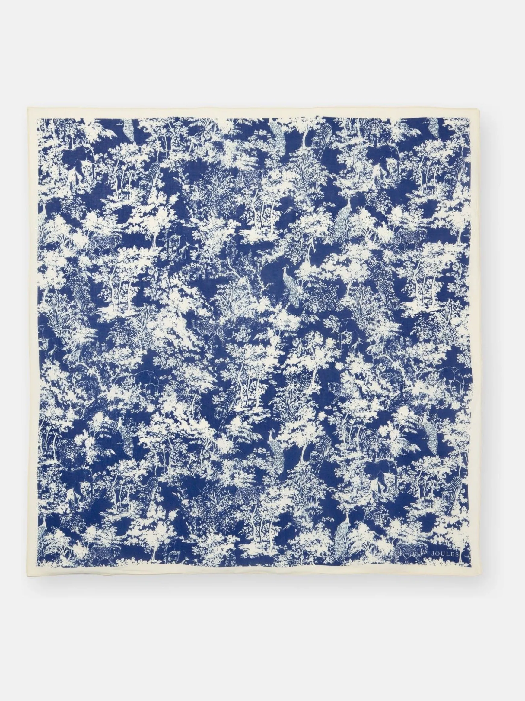 Middleton Blue/White Viscose Scarf