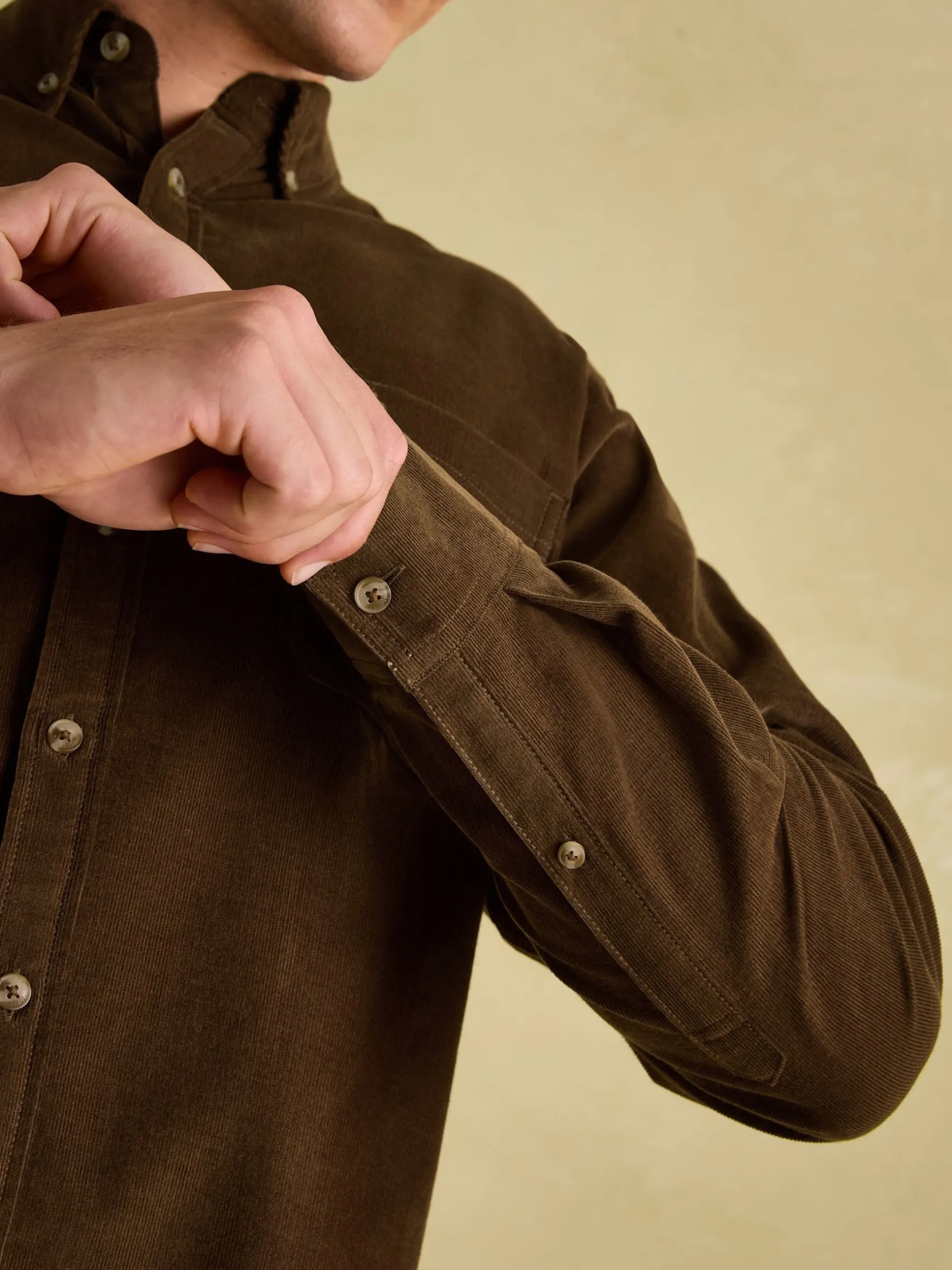 Miller Brown Corduroy Shirt