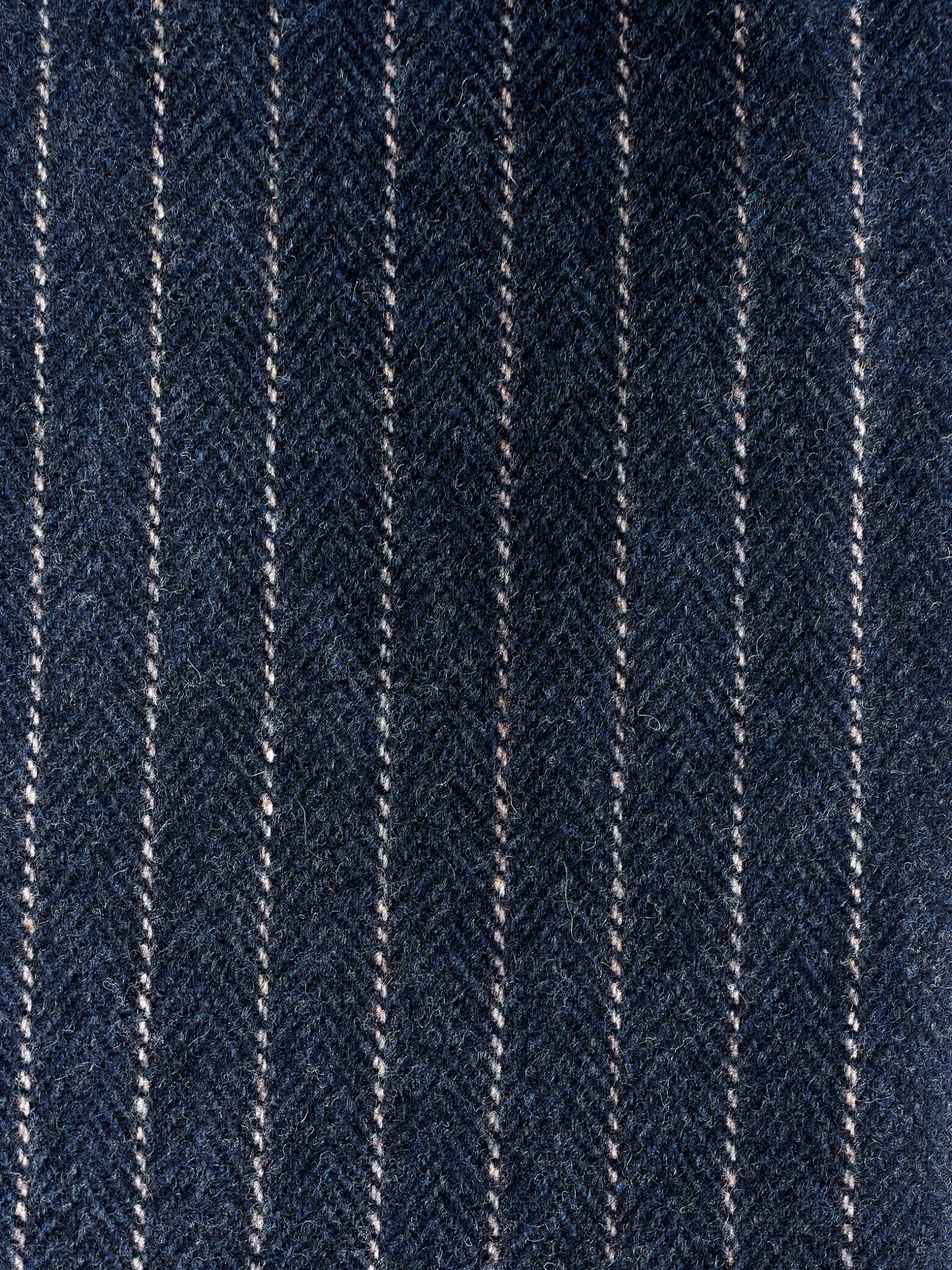 Navy Slim Fit Pinstripe Suit Trousers