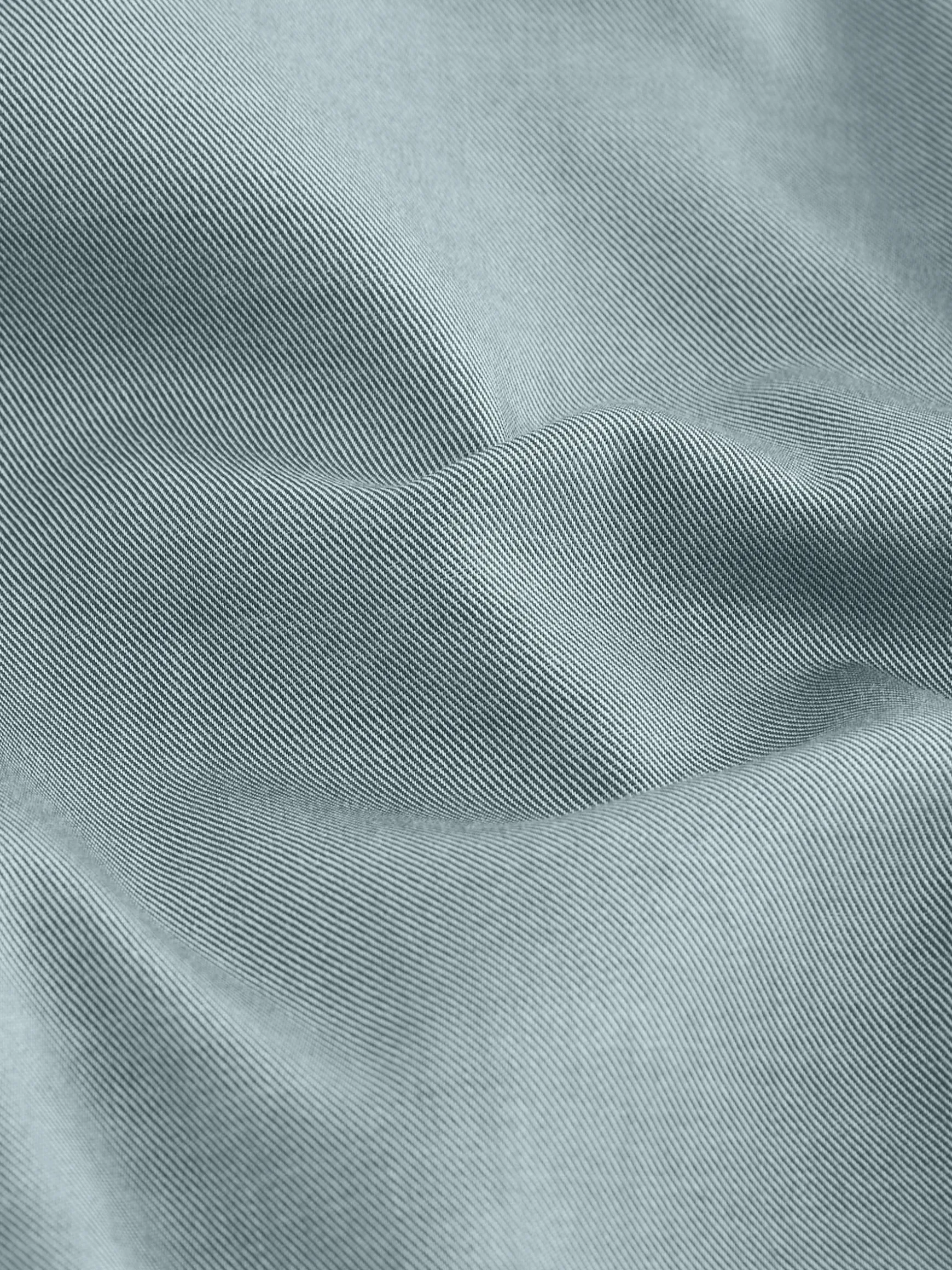 Next Green Regular Fit Twill Single Cuff Shirt