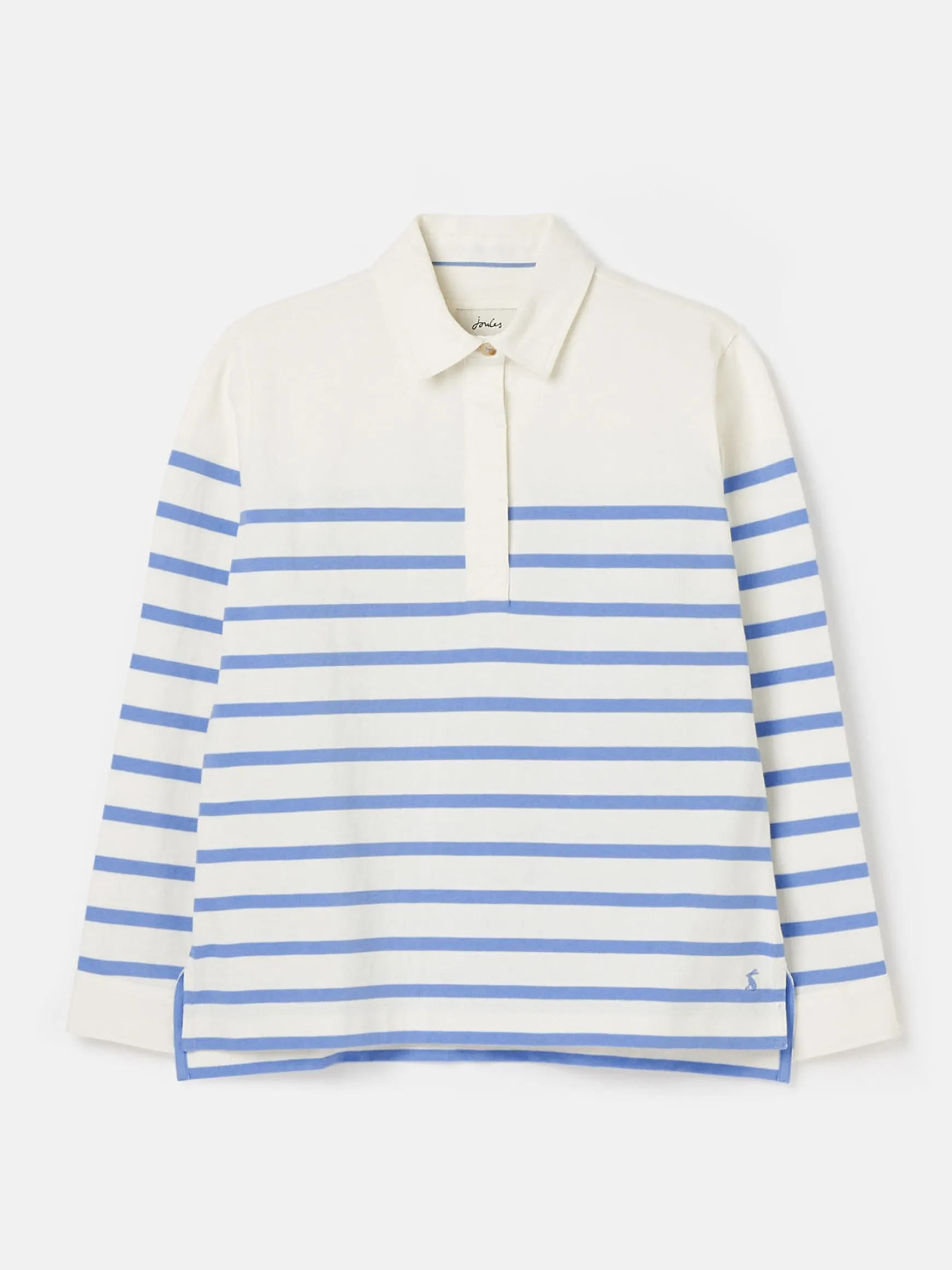 Ottilie Blue Striped Deck Sweat Top