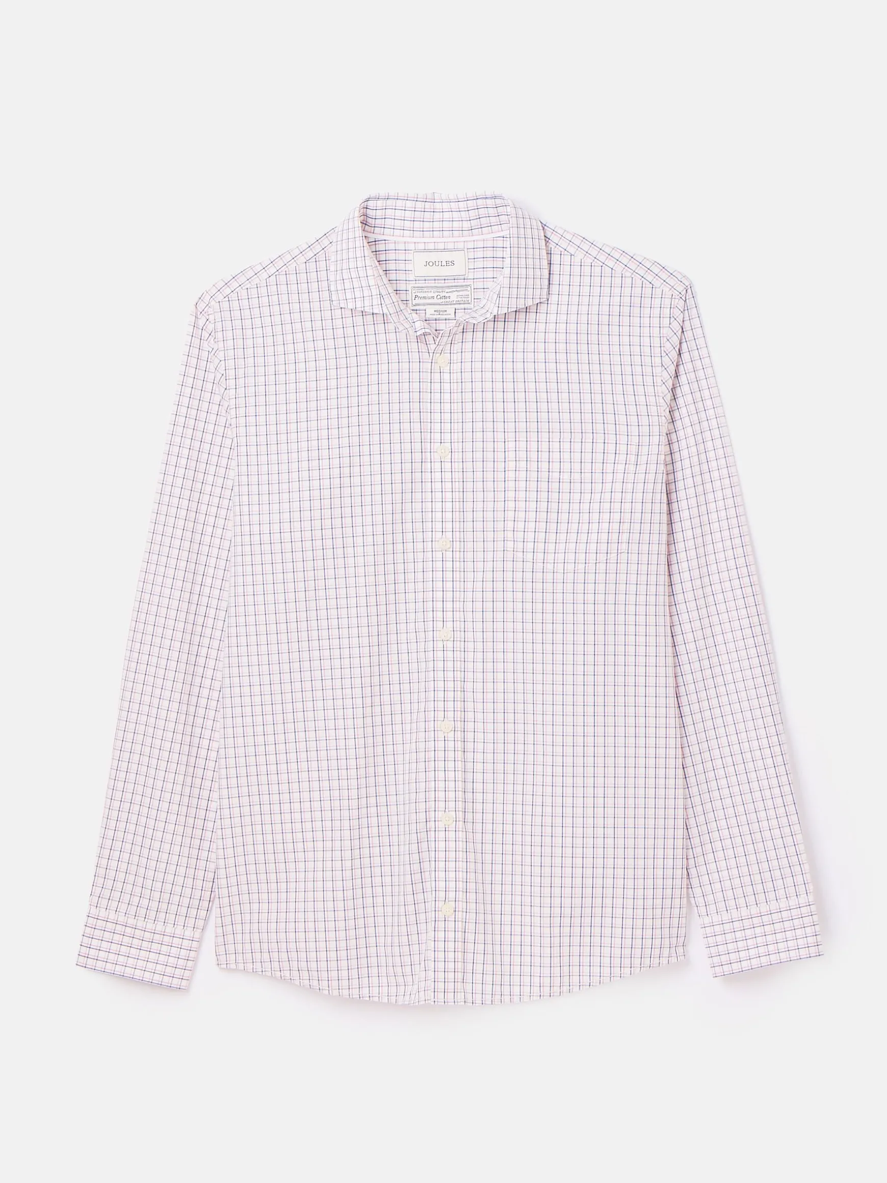 Pink Check Cotton Shirt